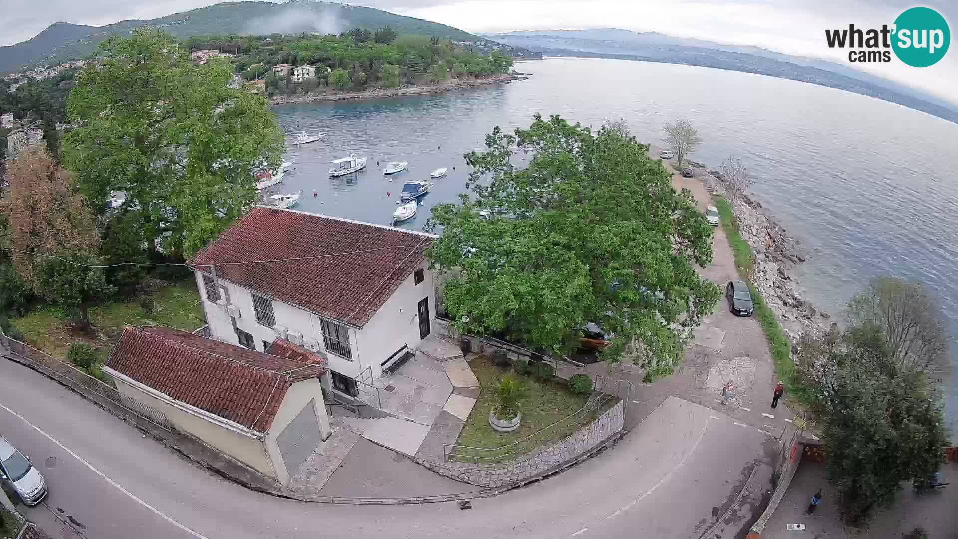 Webcam Ika Hafen – LIVE Blick auf den Hafen und die Lichter von Opatija