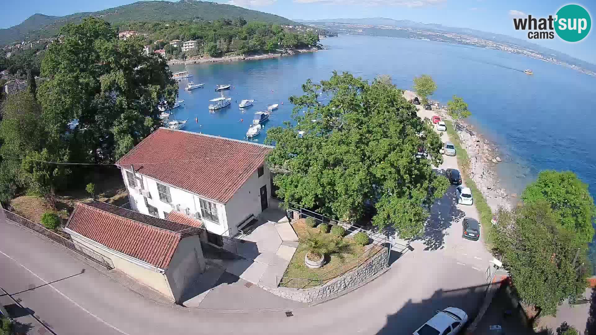 Webcam Ika Hafen – LIVE Blick auf den Hafen und die Lichter von Opatija