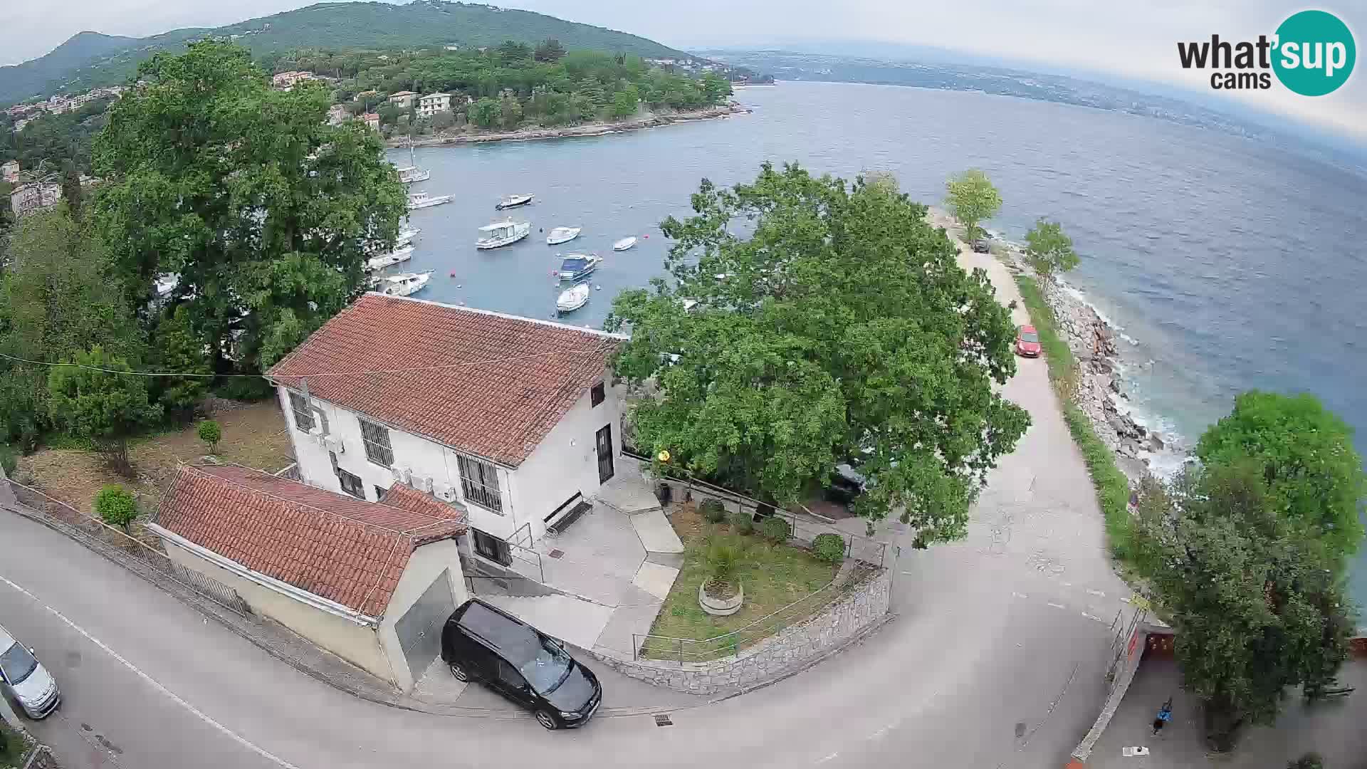 Webcam Ika Hafen – LIVE Blick auf den Hafen und die Lichter von Opatija