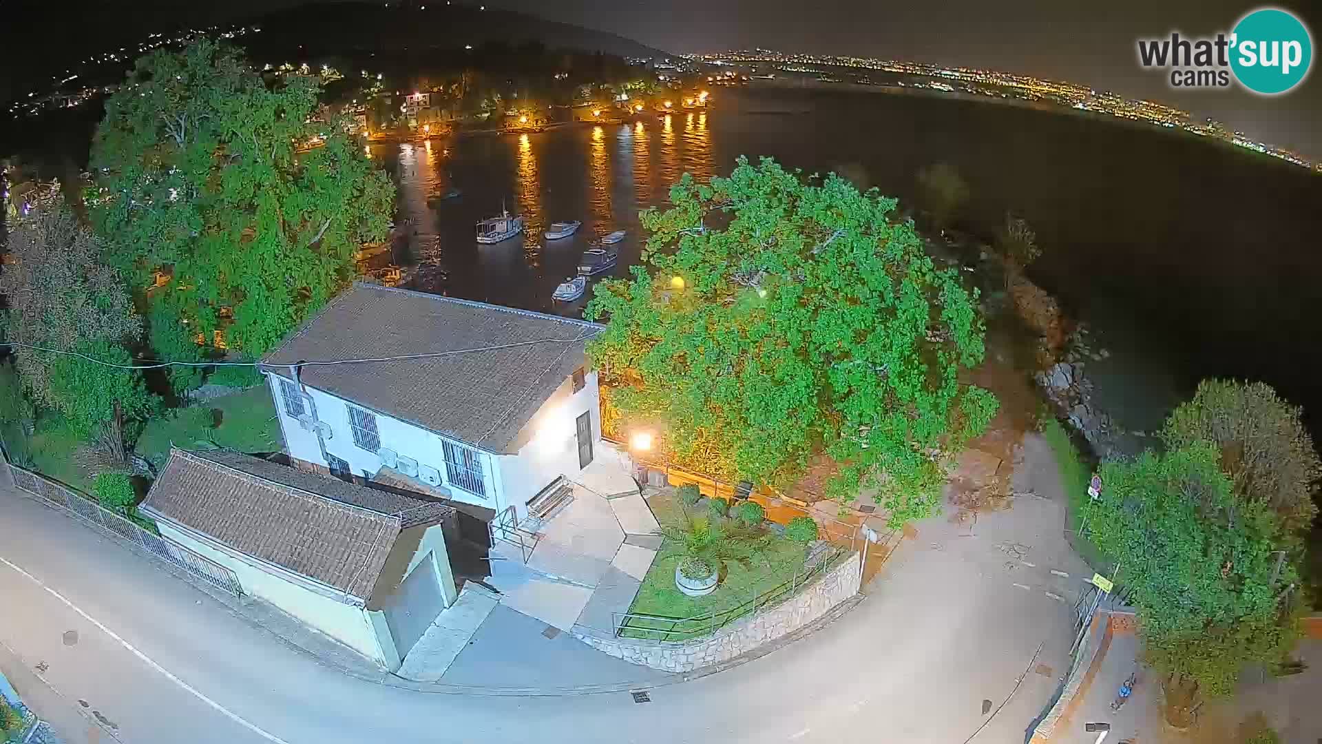 Webcam Ika Hafen – LIVE Blick auf den Hafen und die Lichter von Opatija