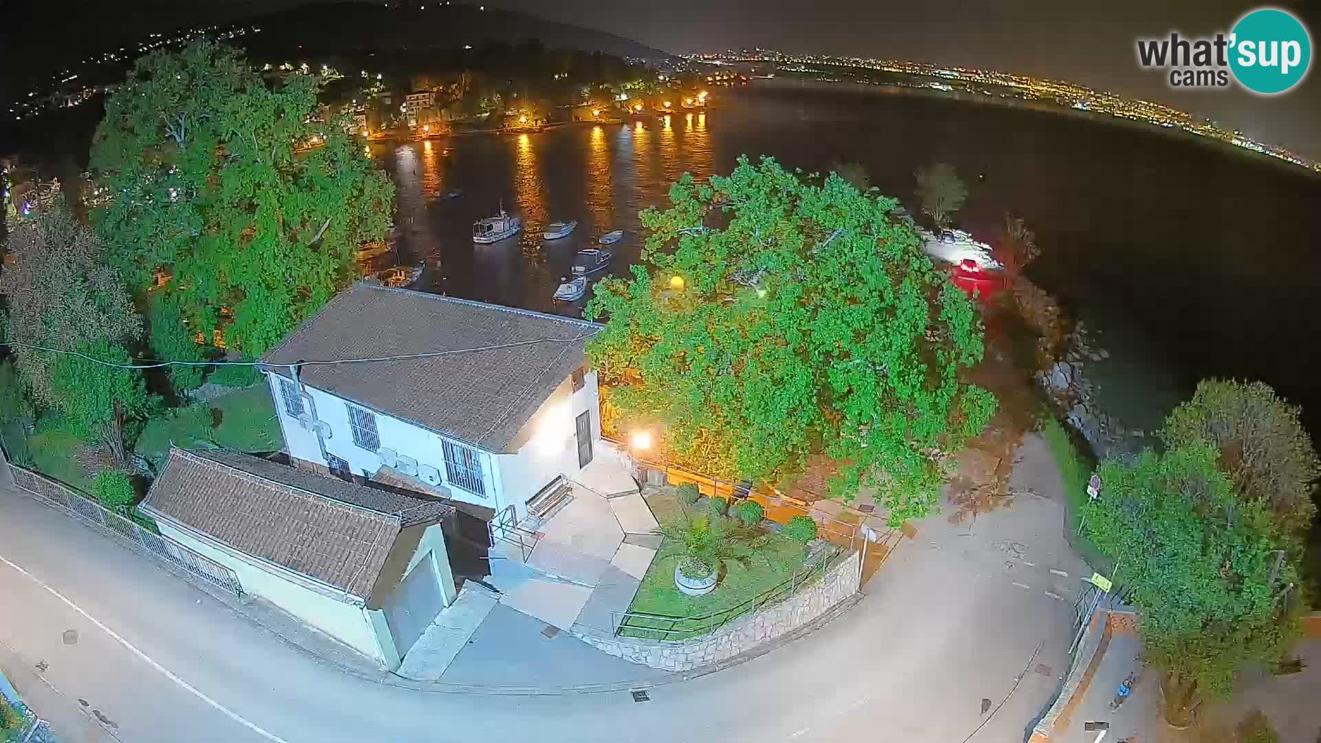Webcam port d’Ika – Vue en direct et lumières d’Opatija