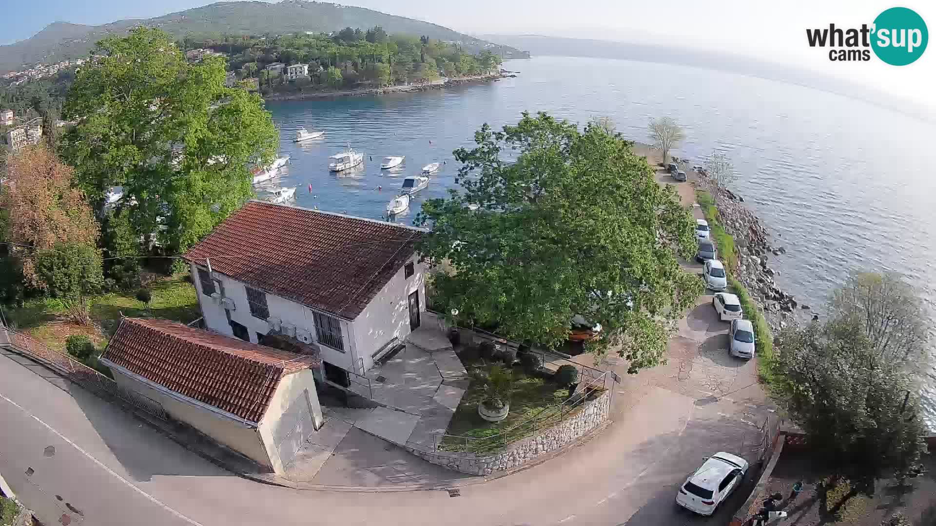 Ika Harbor Webcam – LIVE View of the Harbor and Opatija Lights