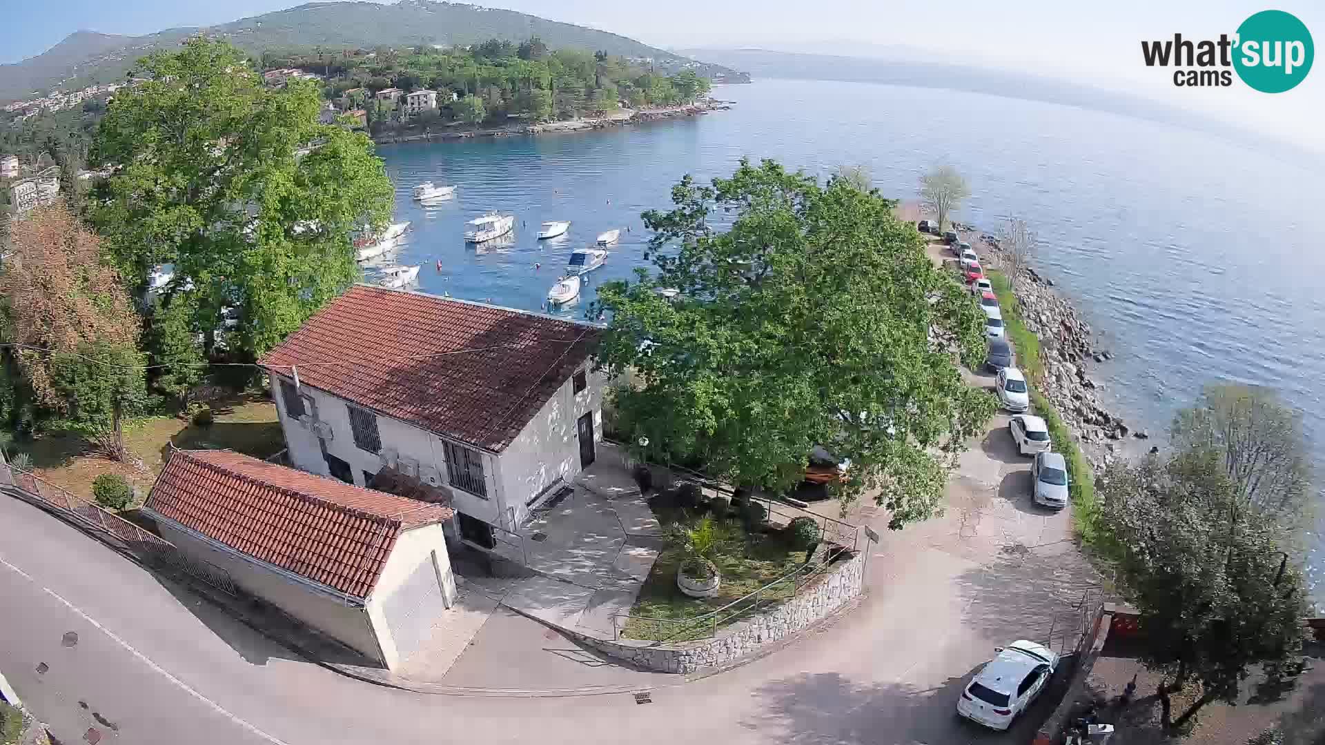Webcam port d’Ika – Vue en direct et lumières d’Opatija