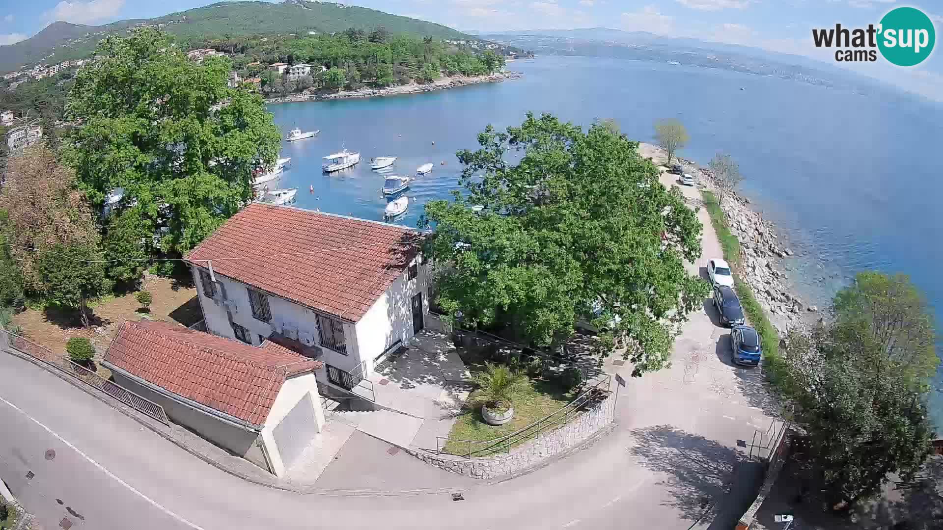 Webcam Ika Hafen – LIVE Blick auf den Hafen und die Lichter von Opatija