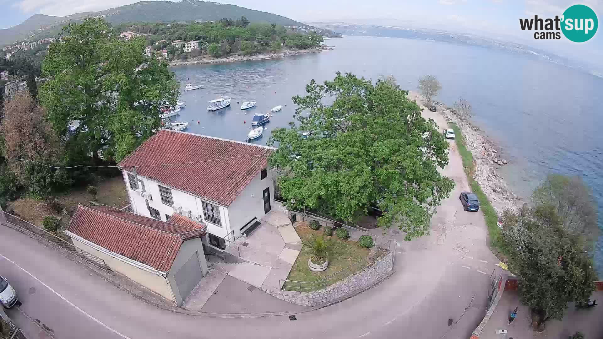 Ika Harbor Webcam – LIVE View of the Harbor and Opatija Lights