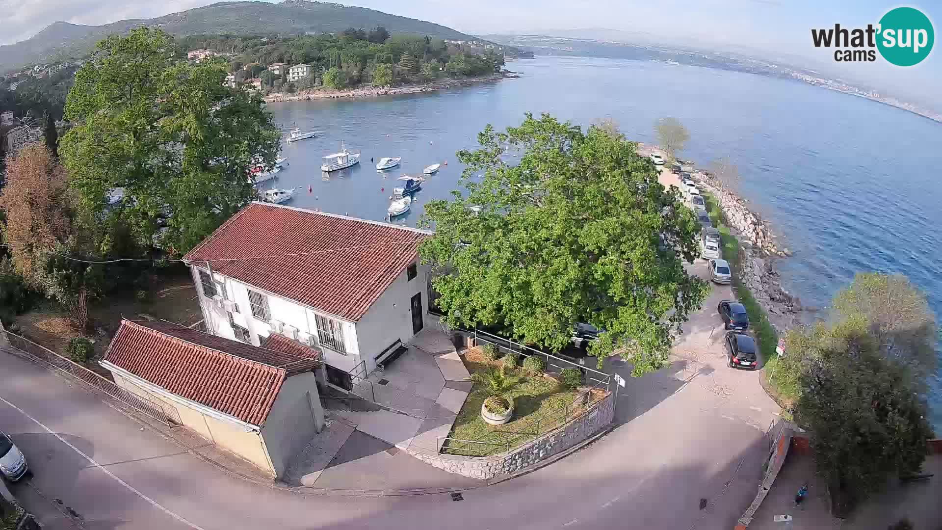 Webcam Ika Hafen – LIVE Blick auf den Hafen und die Lichter von Opatija