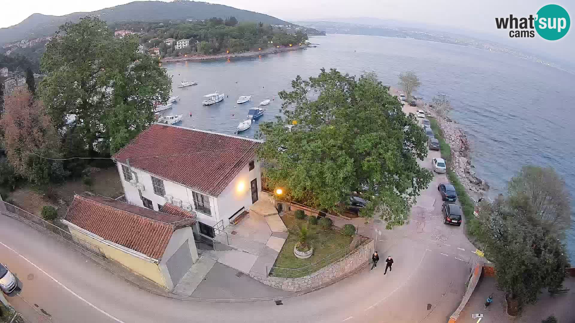 Webcam porto Ika – Vista LIVE sul porto e le luci di Opatija