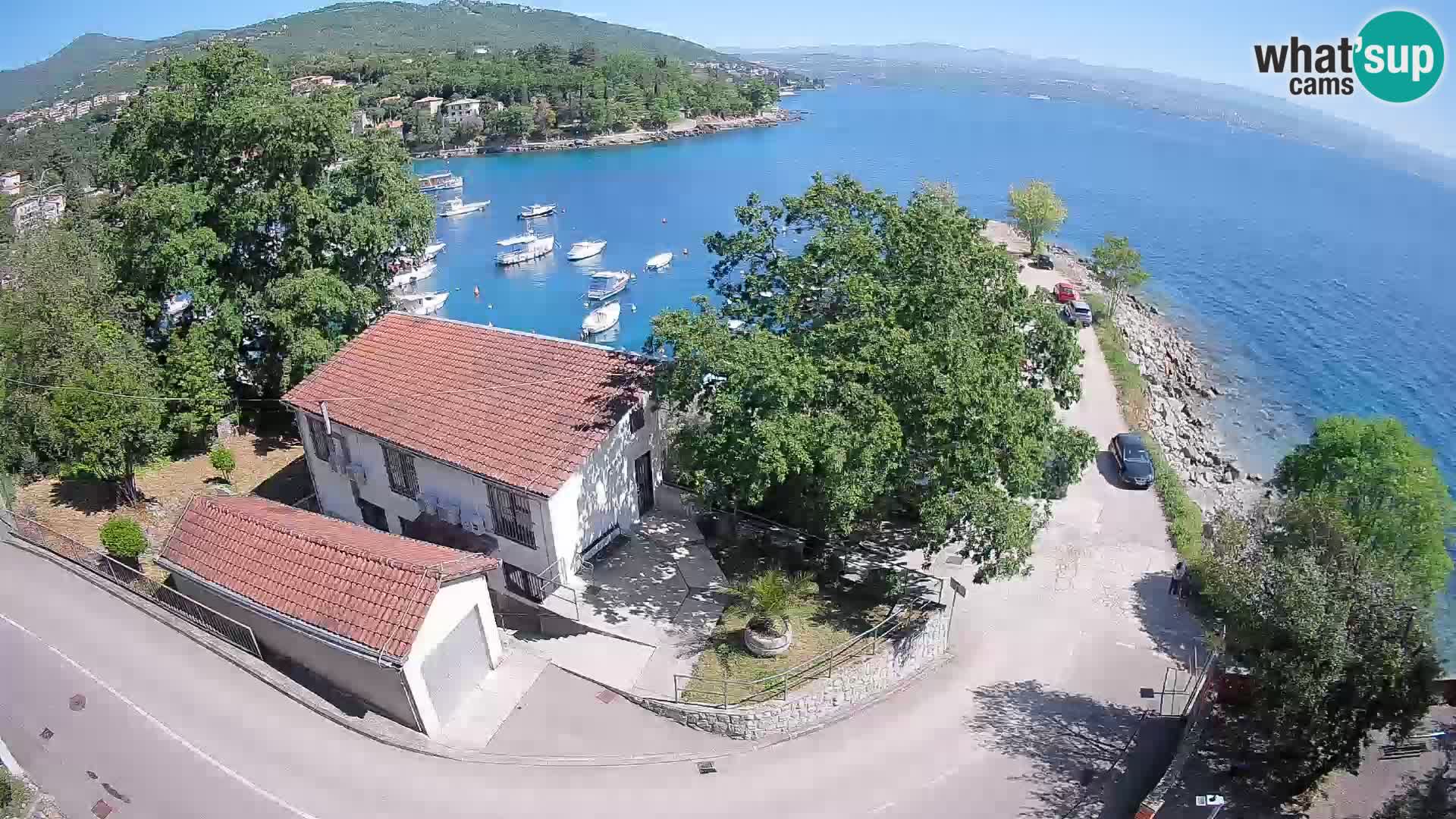 Webcam Ika Hafen – LIVE Blick auf den Hafen und die Lichter von Opatija