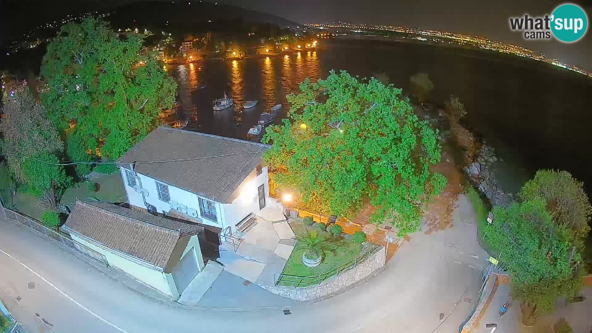 Webcam Ika Hafen – LIVE Blick auf den Hafen und die Lichter von Opatija