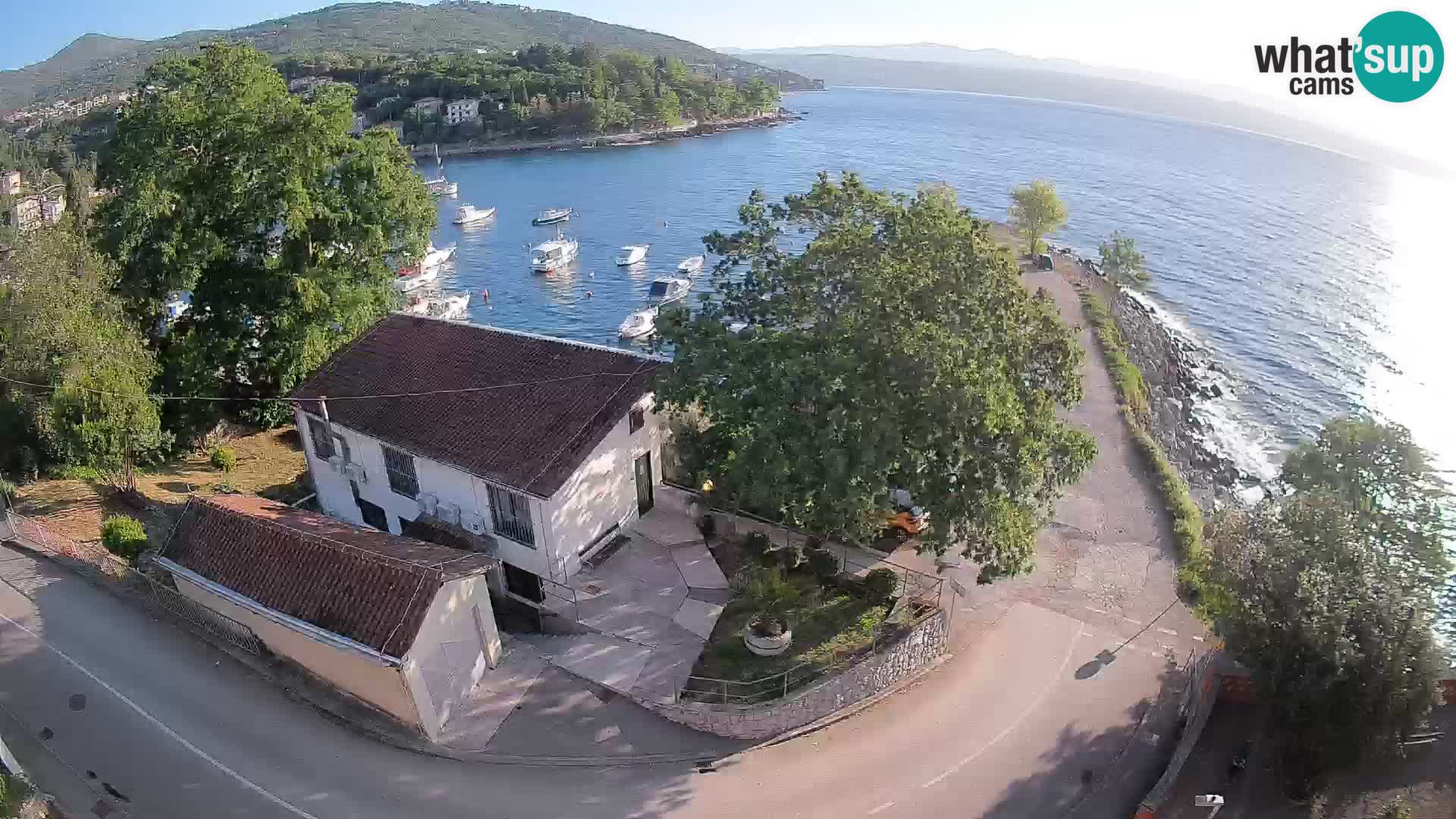 Webcam Ika Hafen – LIVE Blick auf den Hafen und die Lichter von Opatija