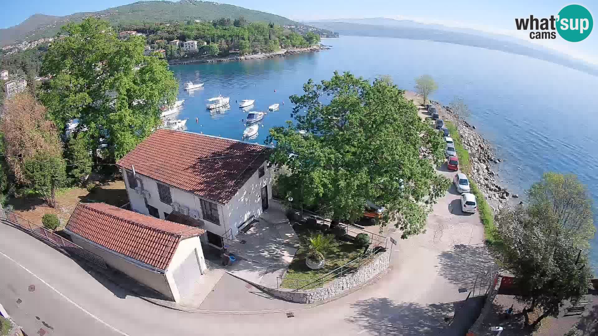 Webcam Ika Hafen – LIVE Blick auf den Hafen und die Lichter von Opatija