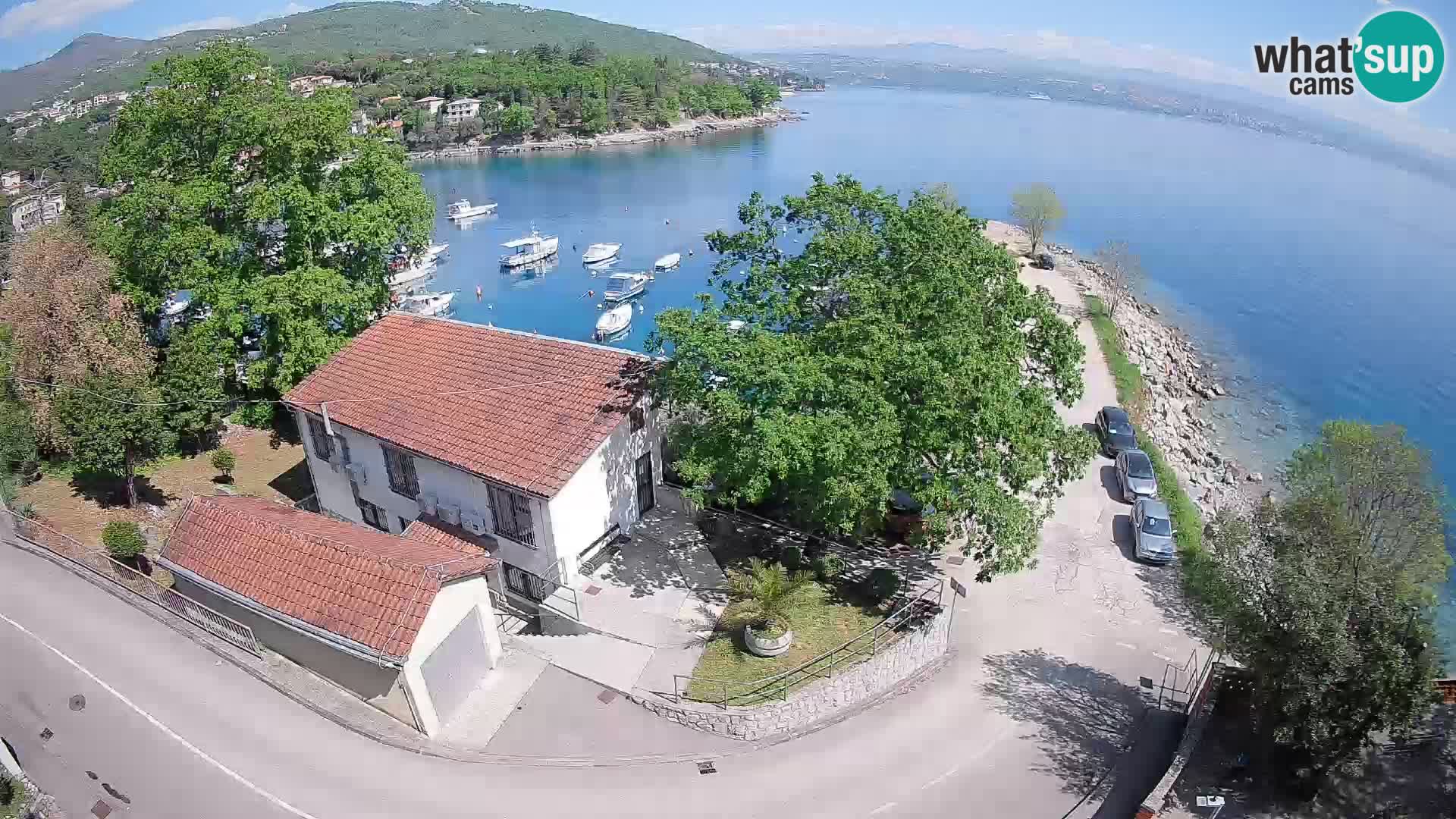 Webcam Ika Hafen – LIVE Blick auf den Hafen und die Lichter von Opatija