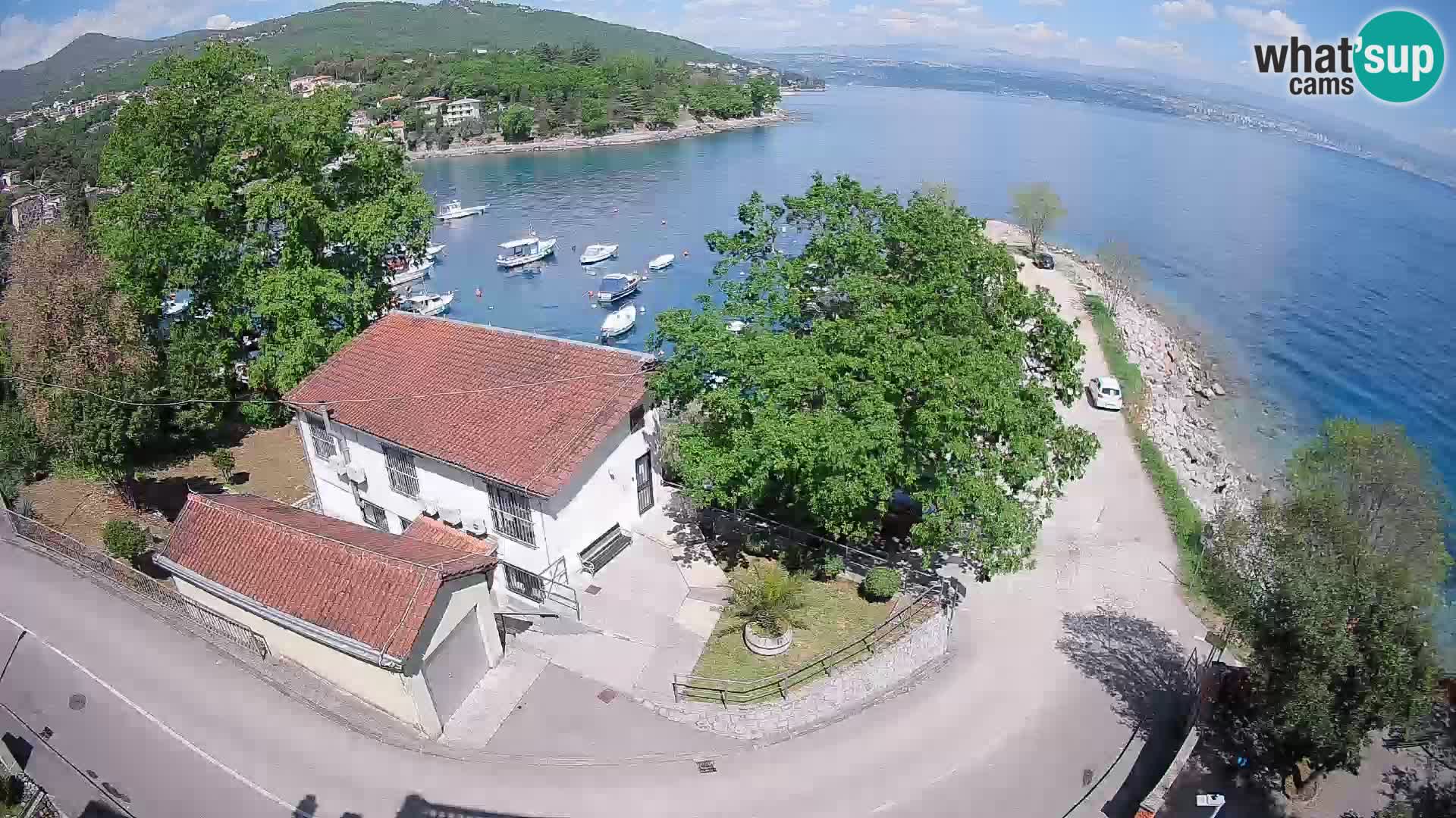 Webcam Ika Hafen – LIVE Blick auf den Hafen und die Lichter von Opatija