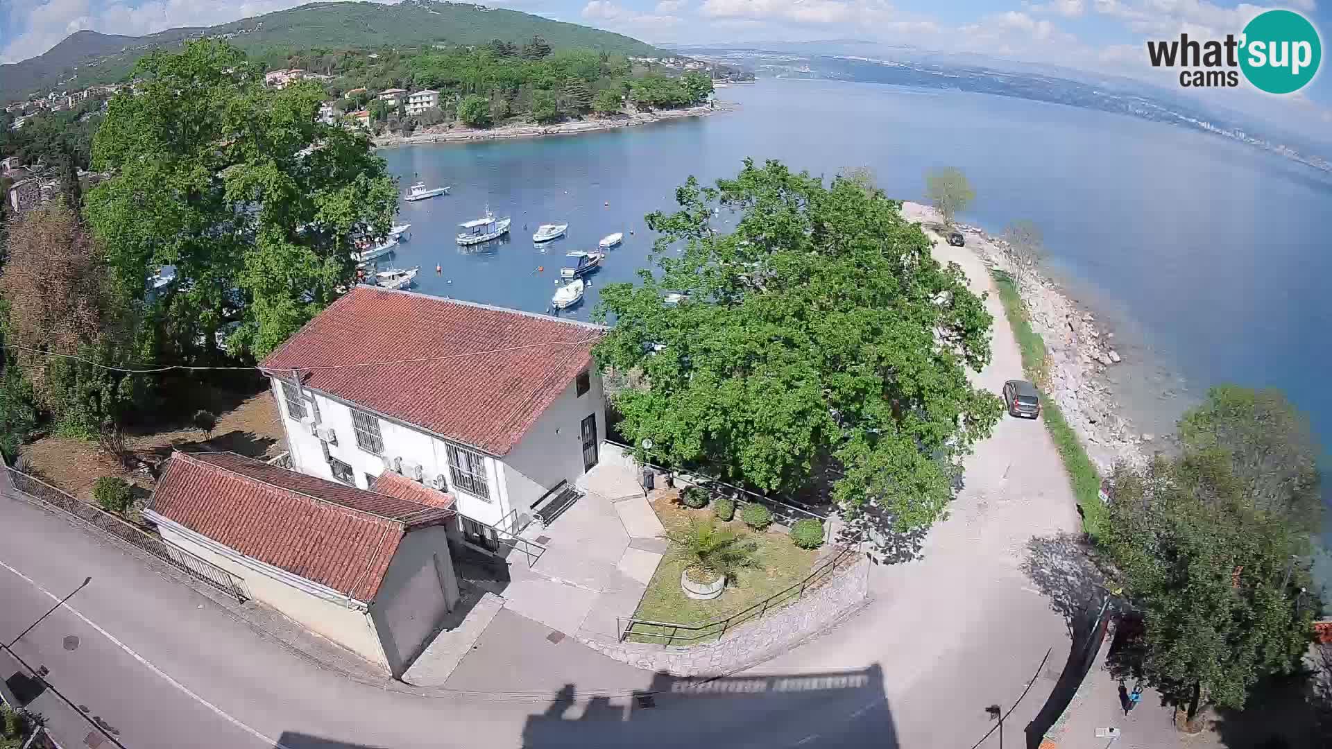 Ika Harbor Webcam – LIVE View of the Harbor and Opatija Lights
