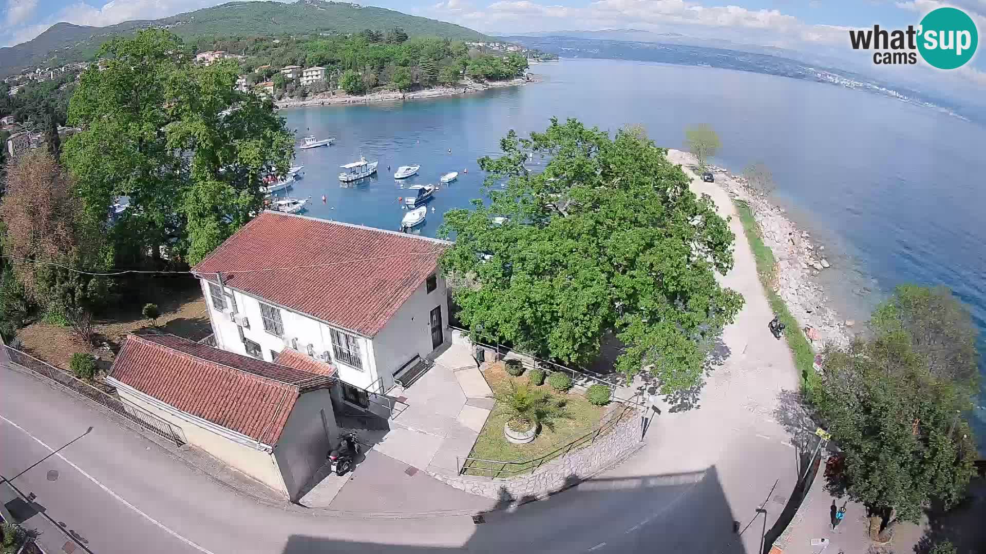 Webcam Ika Hafen – LIVE Blick auf den Hafen und die Lichter von Opatija