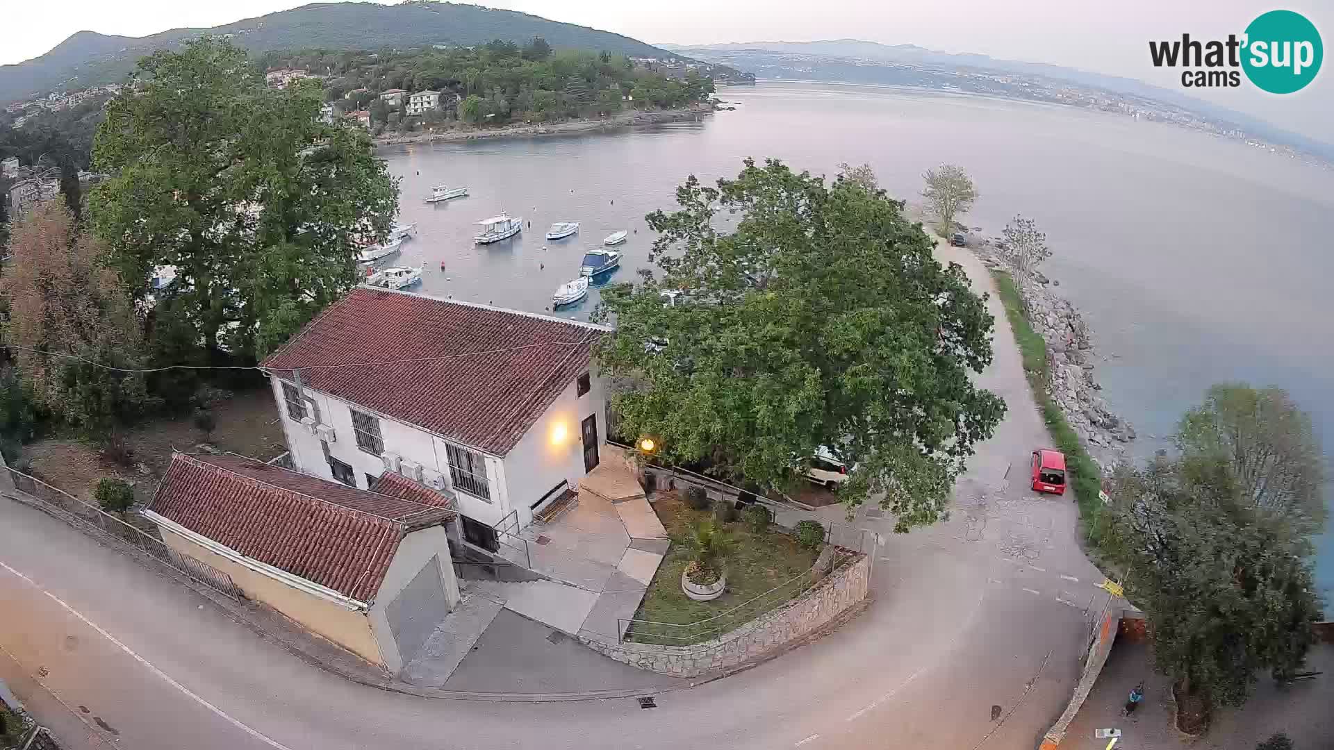 Webcam Ika Hafen – LIVE Blick auf den Hafen und die Lichter von Opatija
