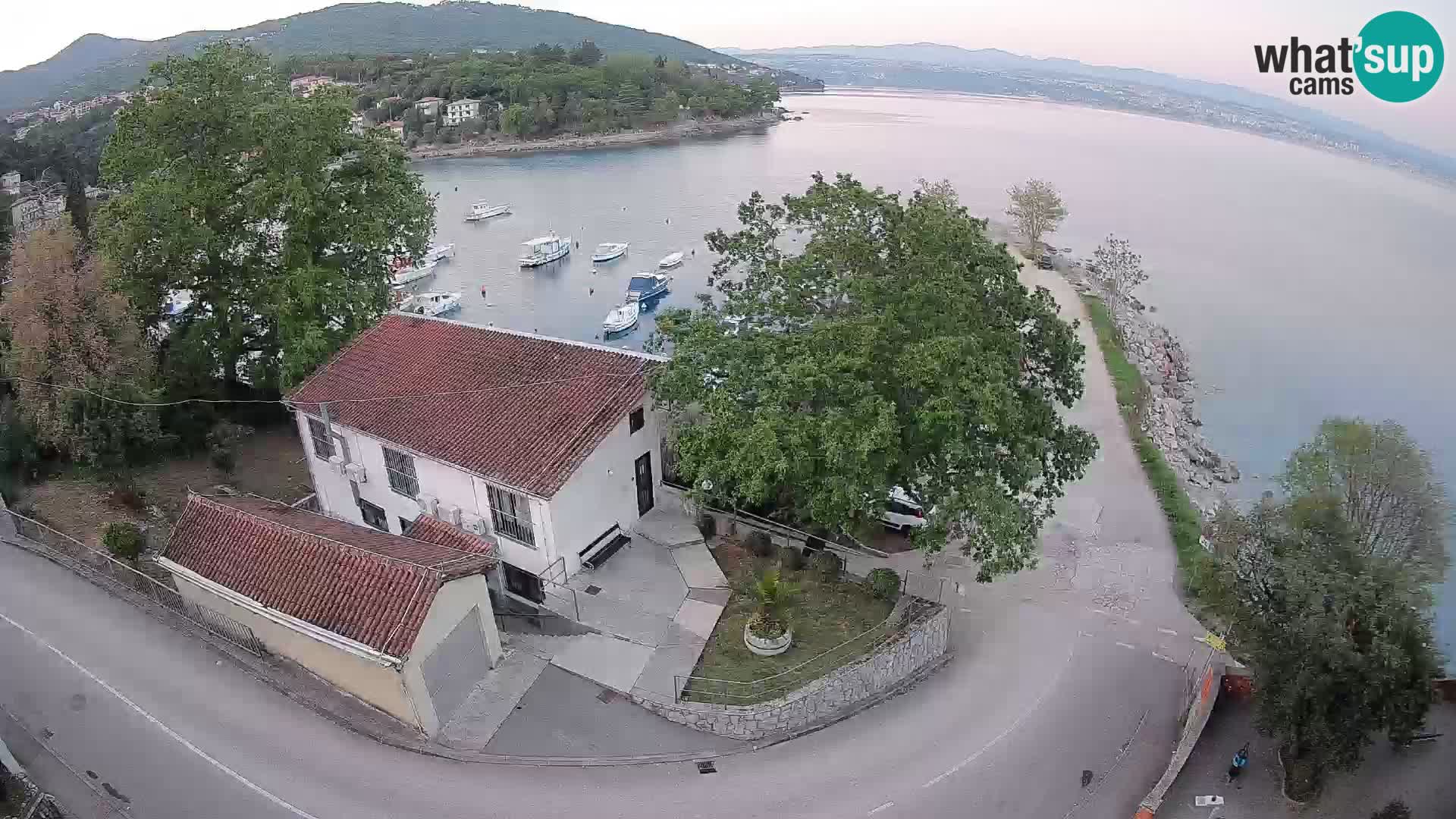 Webcam Ika Hafen – LIVE Blick auf den Hafen und die Lichter von Opatija