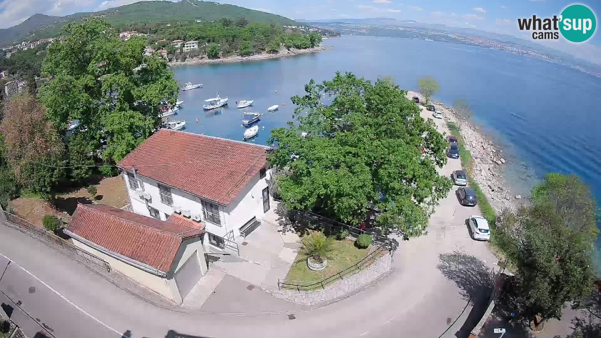 Webcam Ika Hafen – LIVE Blick auf den Hafen und die Lichter von Opatija