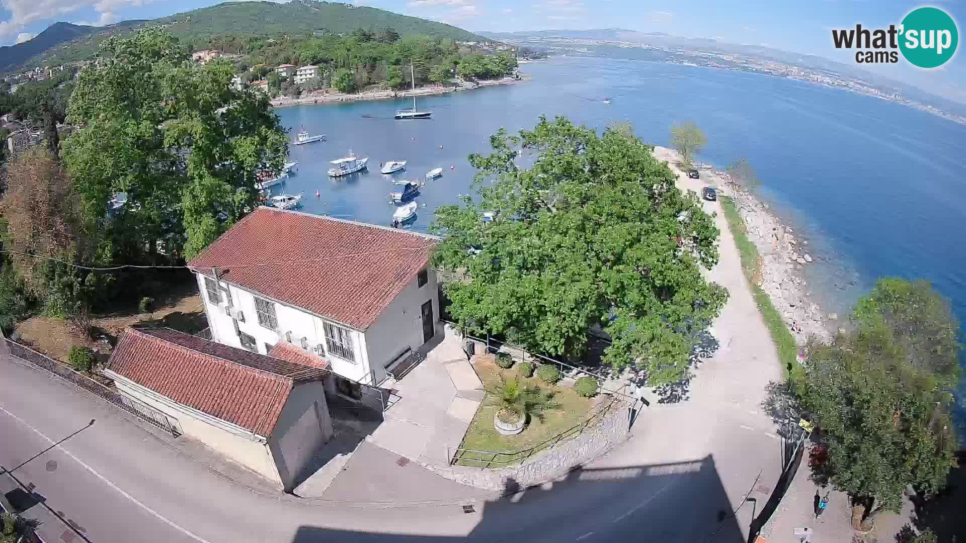 Webcam Ika Hafen – LIVE Blick auf den Hafen und die Lichter von Opatija