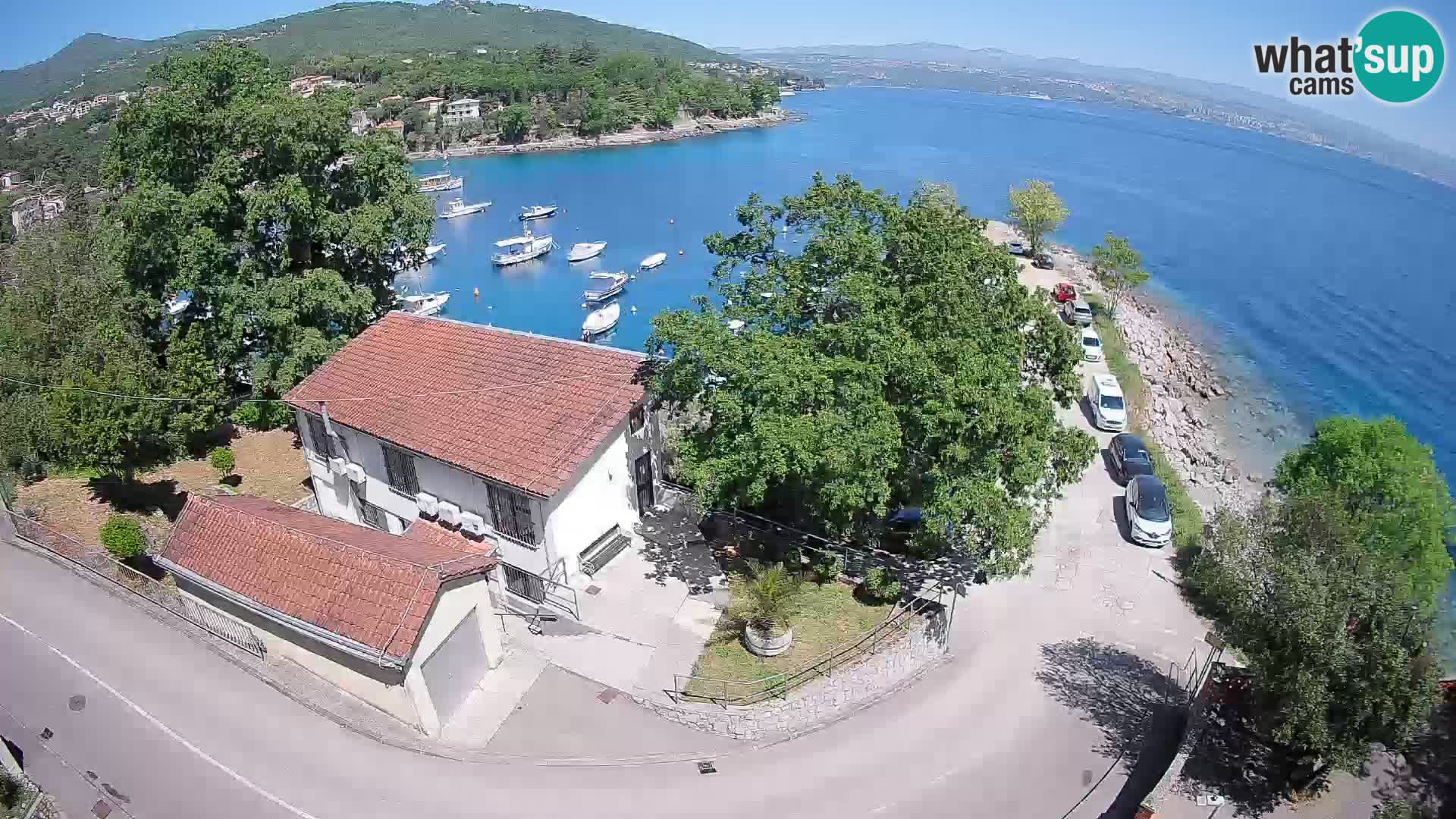 Webcam Ika Hafen – LIVE Blick auf den Hafen und die Lichter von Opatija