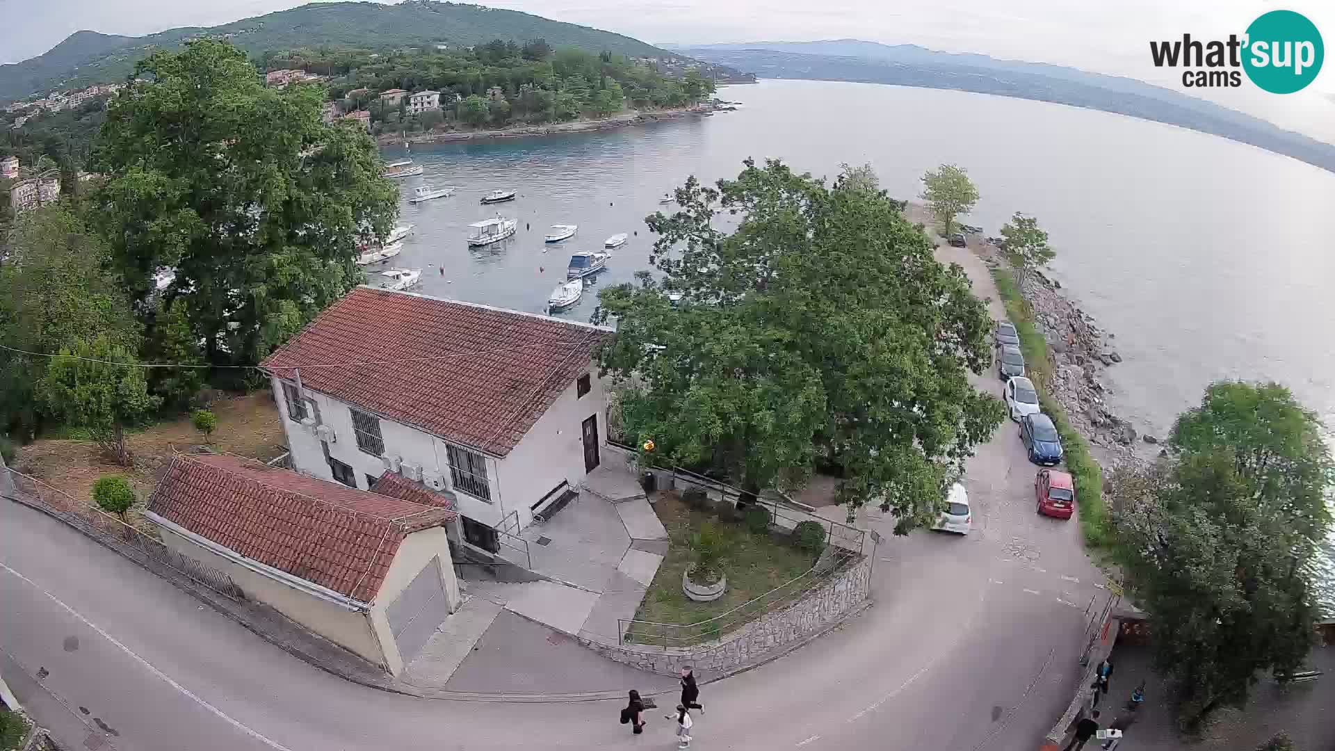 Webcam port d’Ika – Vue en direct et lumières d’Opatija