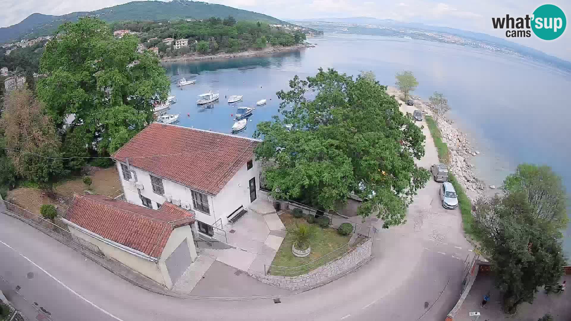Webcam Ika Hafen – LIVE Blick auf den Hafen und die Lichter von Opatija