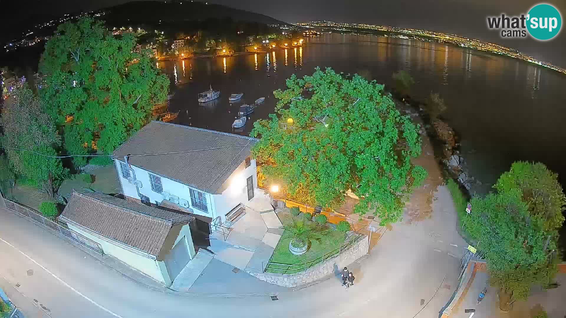 Webcam port d’Ika – Vue en direct et lumières d’Opatija