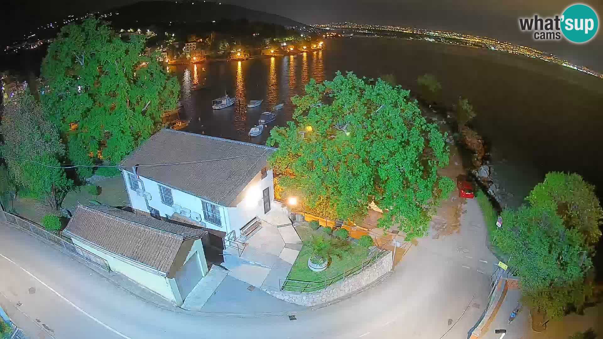 Webcam Ika Hafen – LIVE Blick auf den Hafen und die Lichter von Opatija