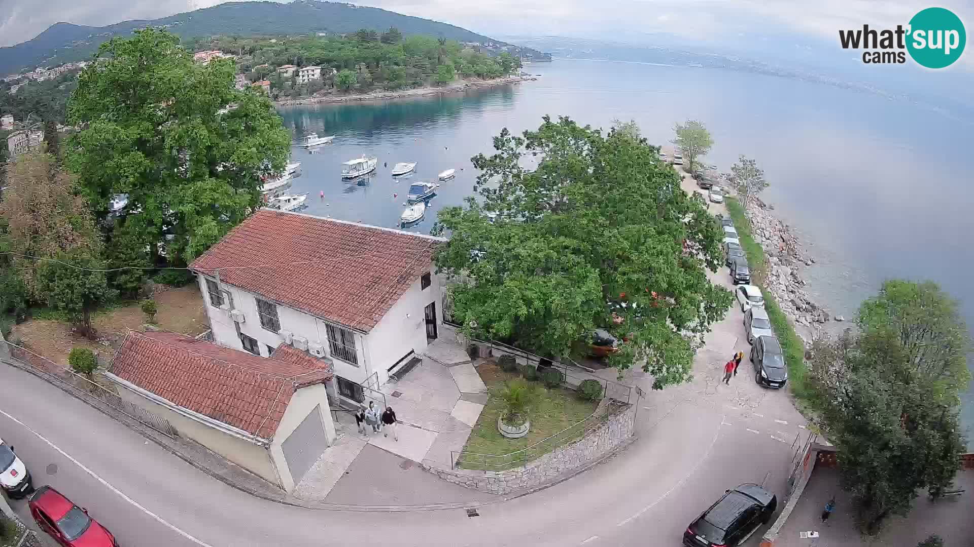 Webcam porto Ika – Vista LIVE sul porto e le luci di Opatija