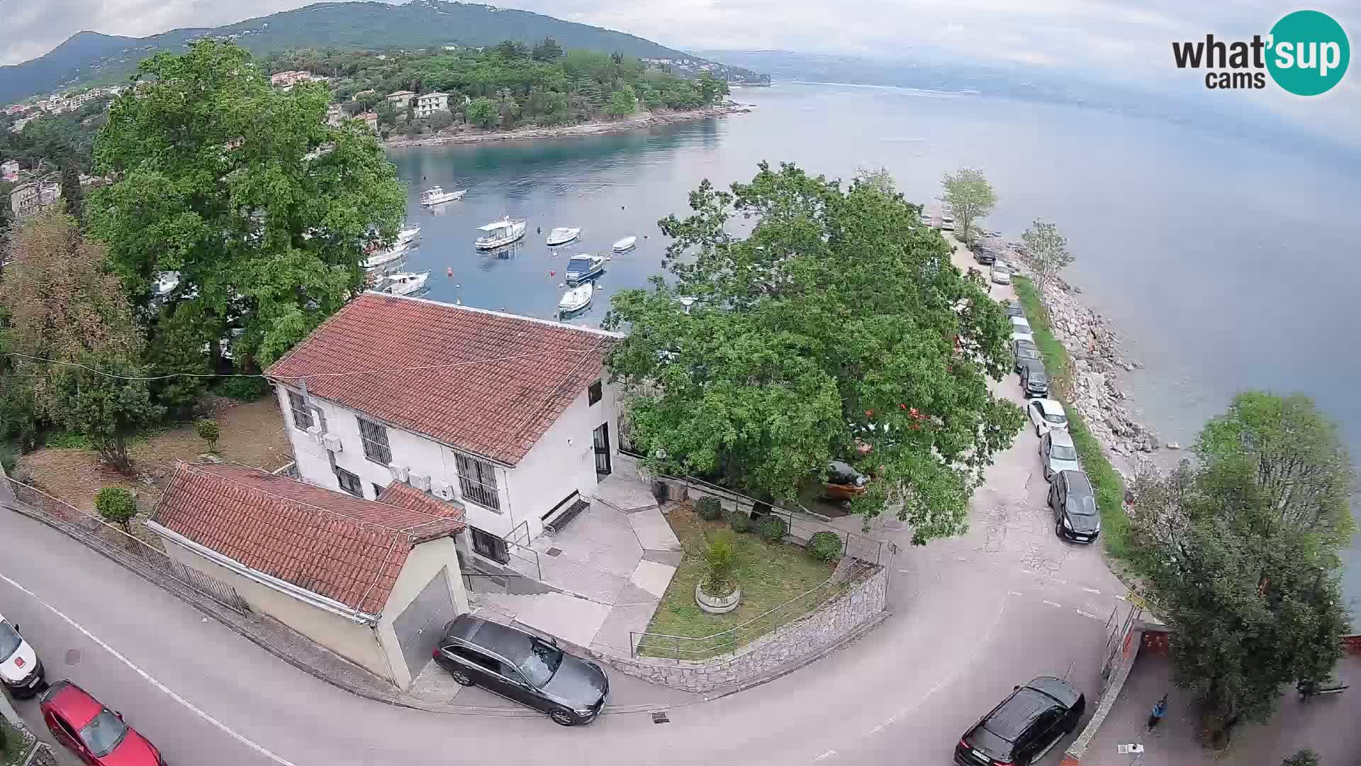 Webcam Ika Hafen – LIVE Blick auf den Hafen und die Lichter von Opatija
