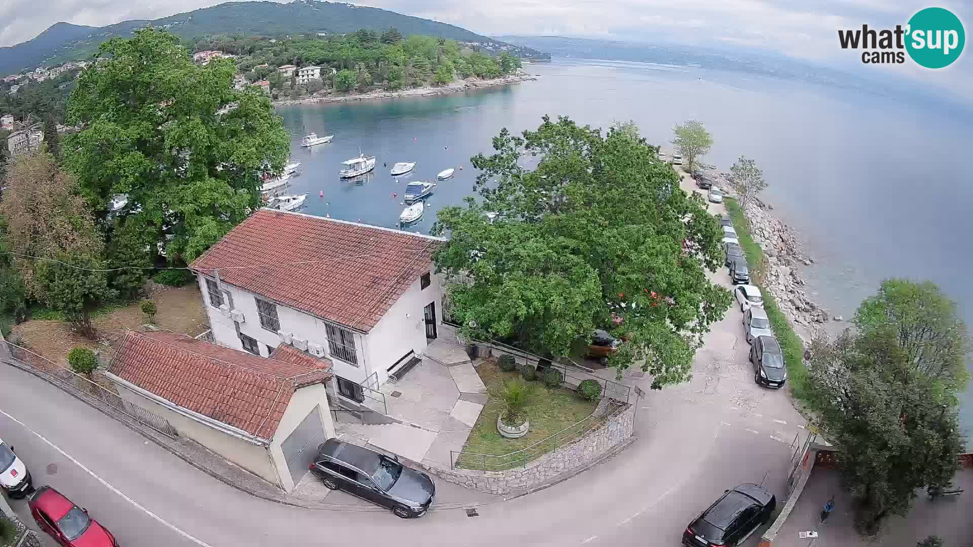 Webcam Ika Hafen – LIVE Blick auf den Hafen und die Lichter von Opatija