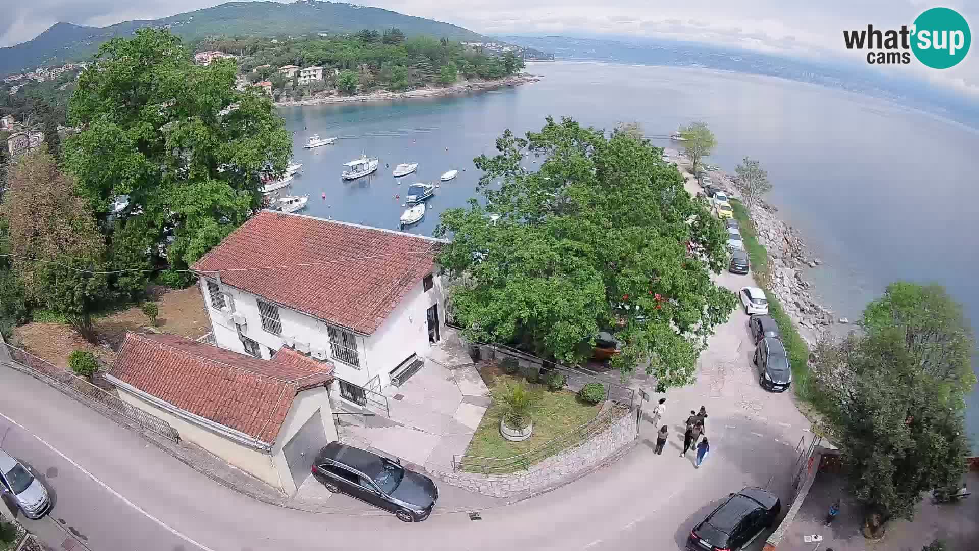 Webcam Ika Hafen – LIVE Blick auf den Hafen und die Lichter von Opatija
