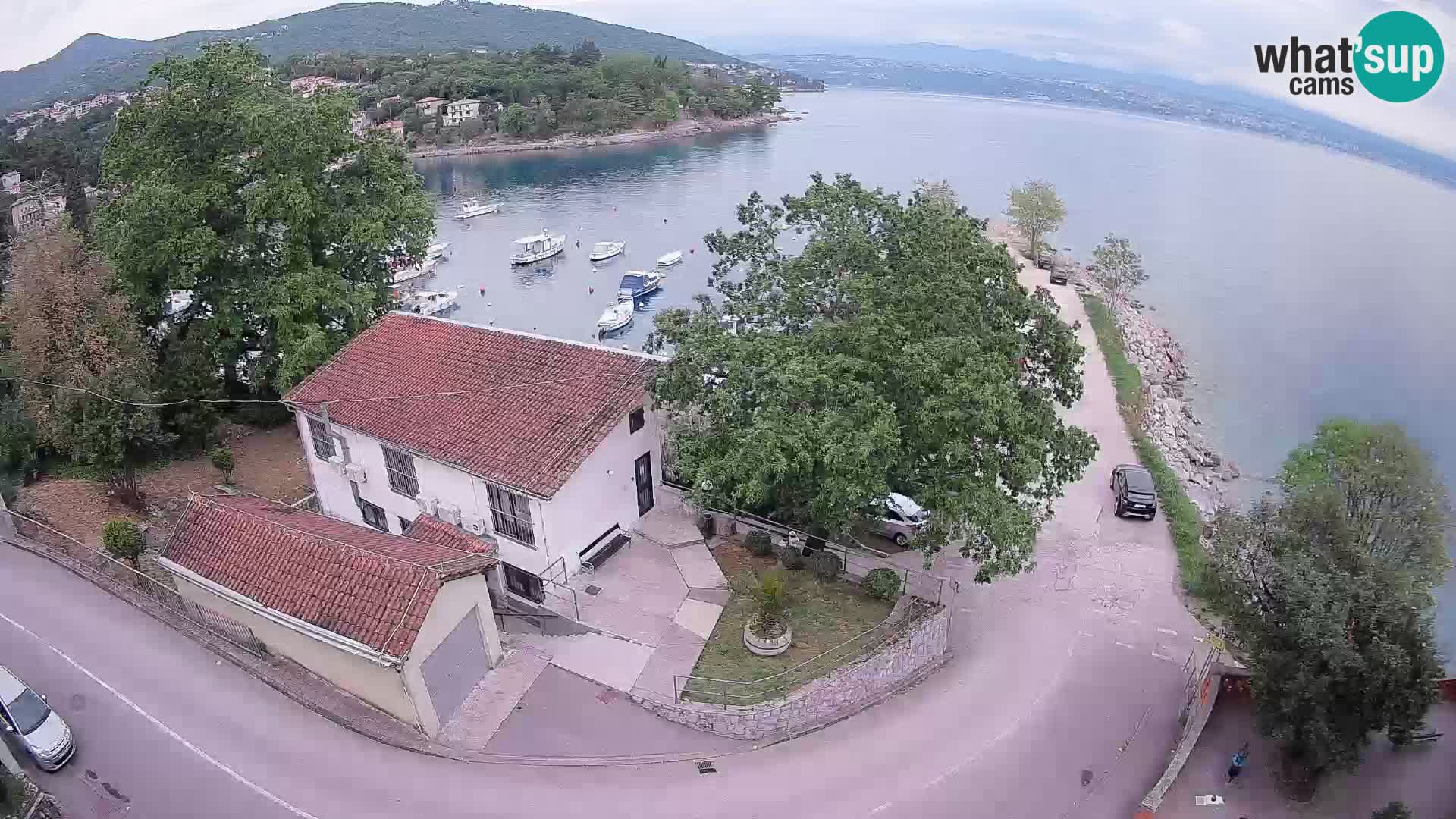 Webcam port d’Ika – Vue en direct et lumières d’Opatija