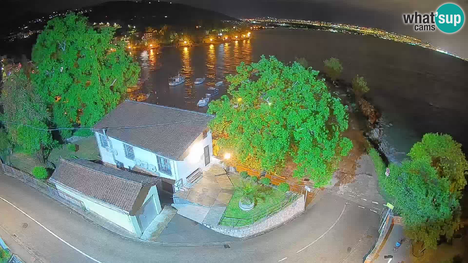 Webcam Ika Hafen – LIVE Blick auf den Hafen und die Lichter von Opatija