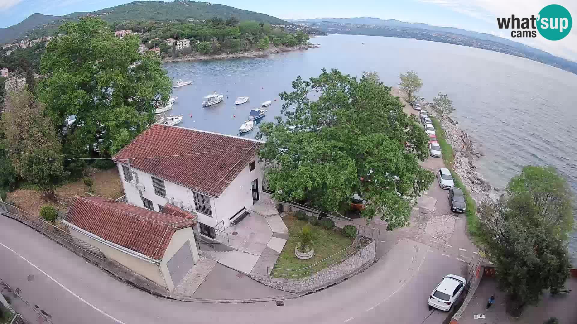 Ika Harbor Webcam – LIVE View of the Harbor and Opatija Lights