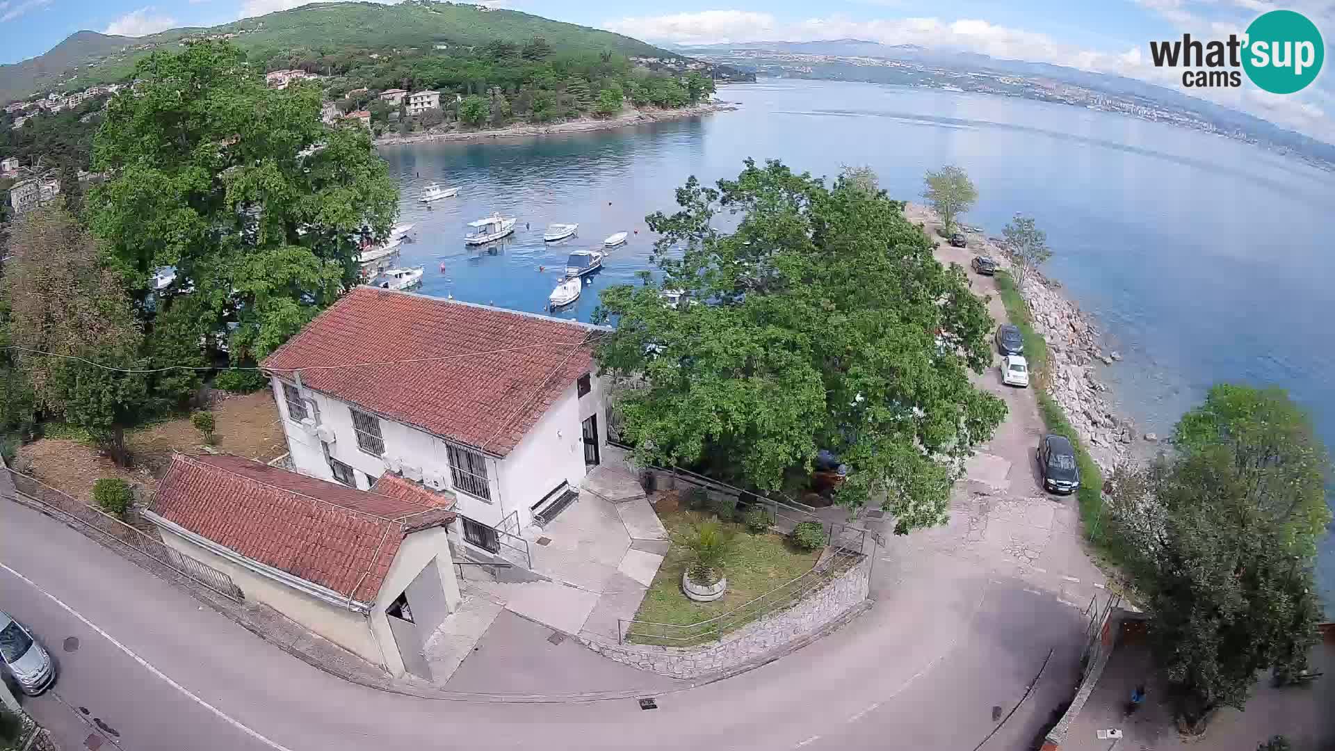 Webcam porto Ika – Vista LIVE sul porto e le luci di Opatija