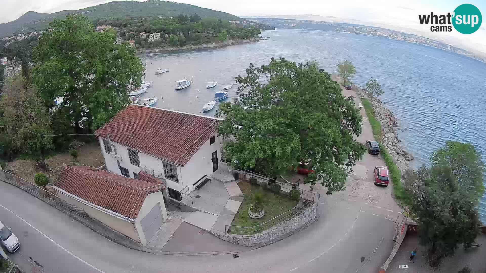 Ika Harbor Webcam – LIVE View of the Harbor and Opatija Lights
