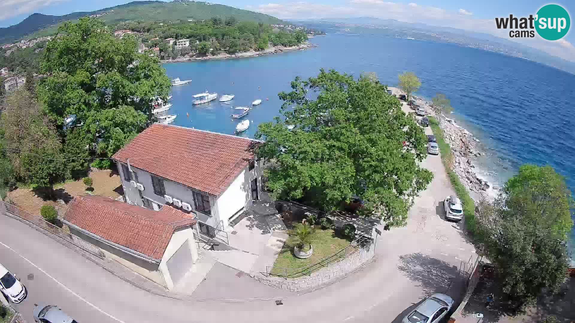 Webcam Ika Hafen – LIVE Blick auf den Hafen und die Lichter von Opatija