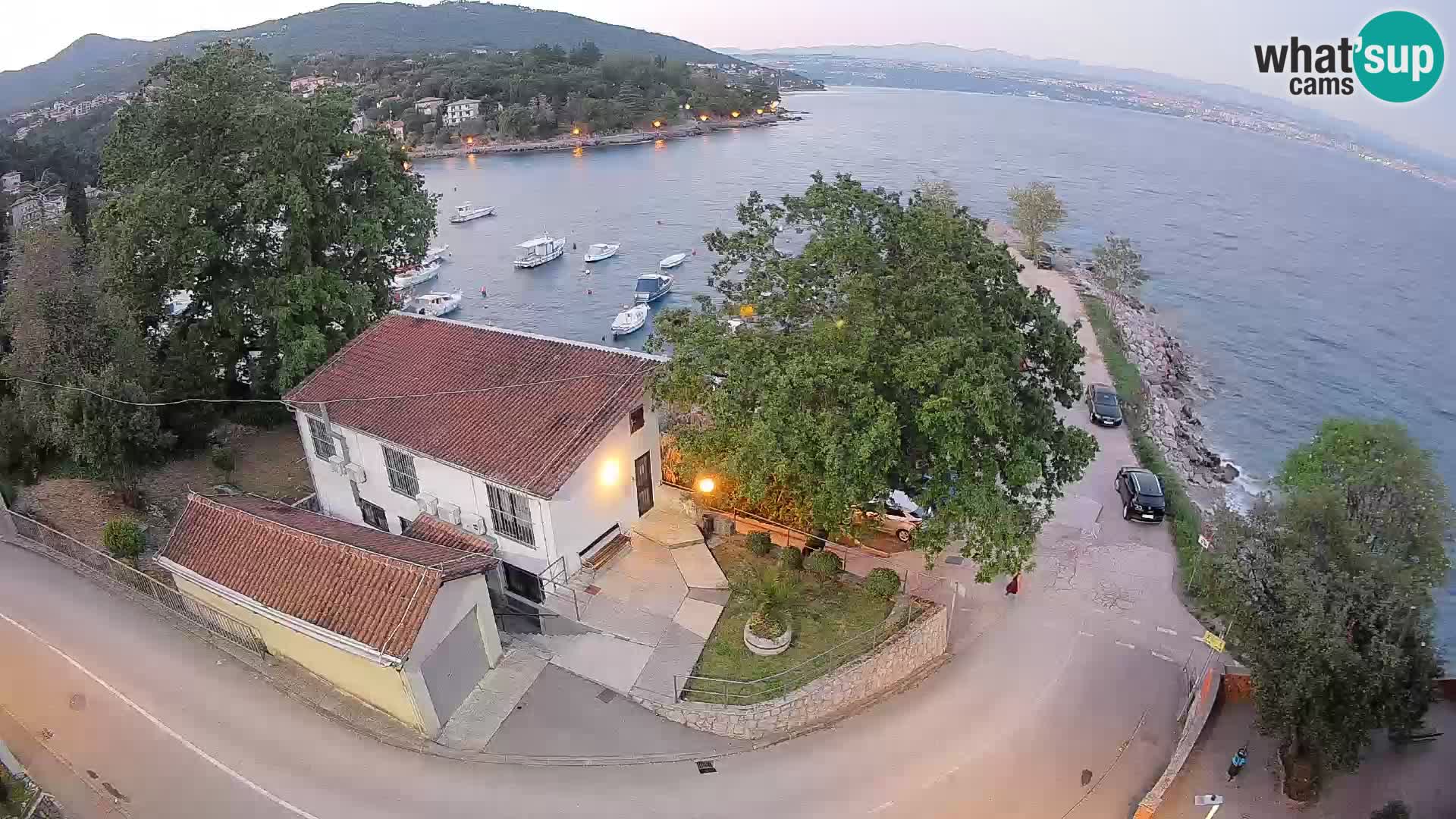 Webcam Ika Hafen – LIVE Blick auf den Hafen und die Lichter von Opatija