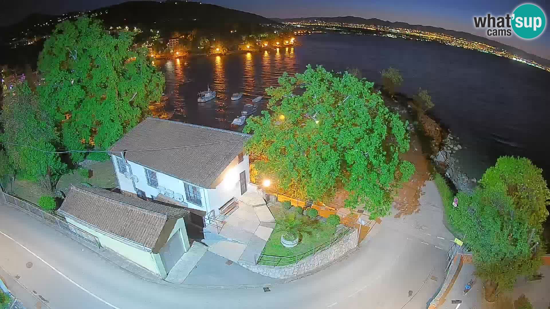 Webcam Ika Hafen – LIVE Blick auf den Hafen und die Lichter von Opatija