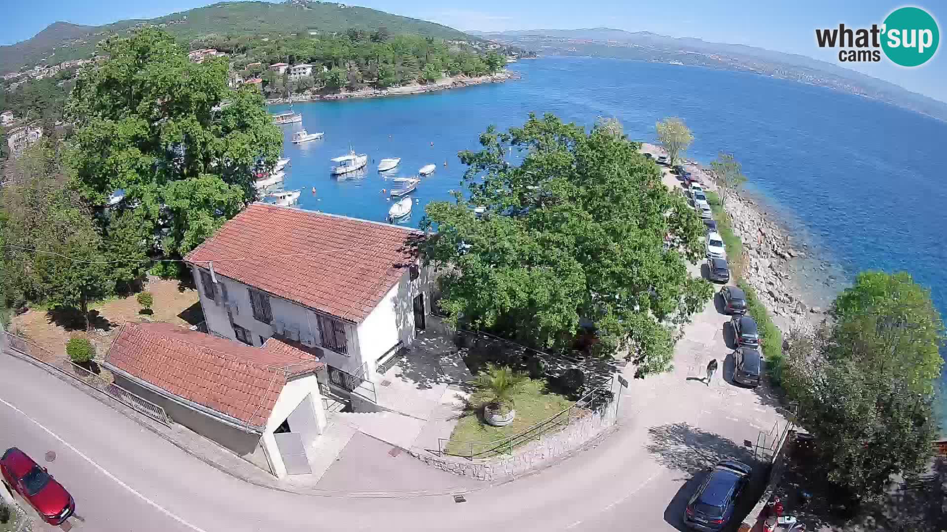 Ika Harbor Webcam – LIVE View of the Harbor and Opatija Lights