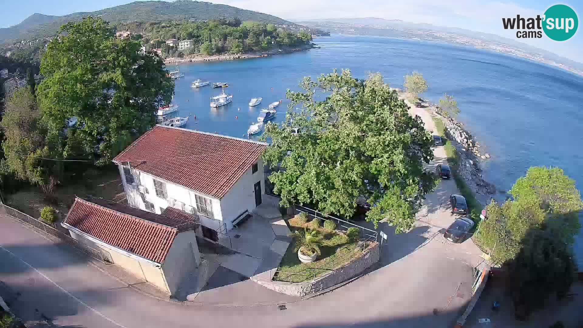 Webcam Ika Hafen – LIVE Blick auf den Hafen und die Lichter von Opatija