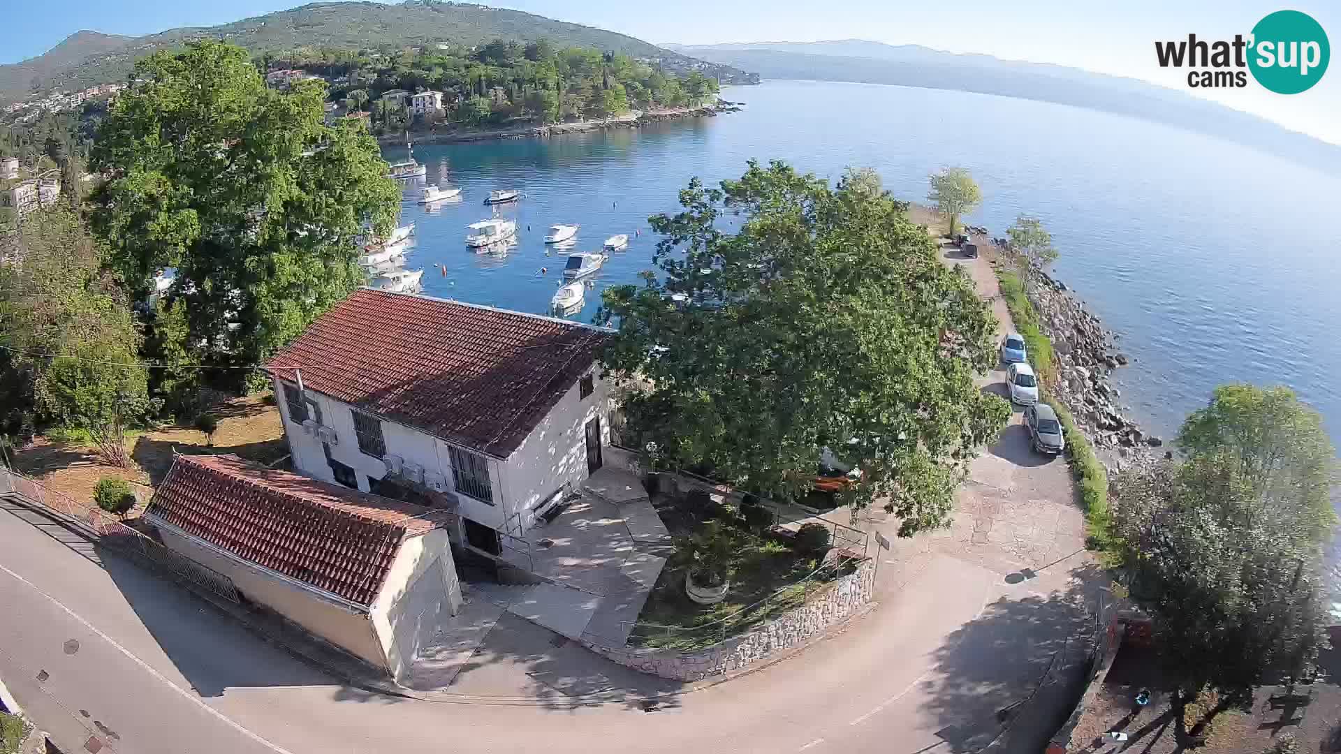 Webcam Ika Hafen – LIVE Blick auf den Hafen und die Lichter von Opatija