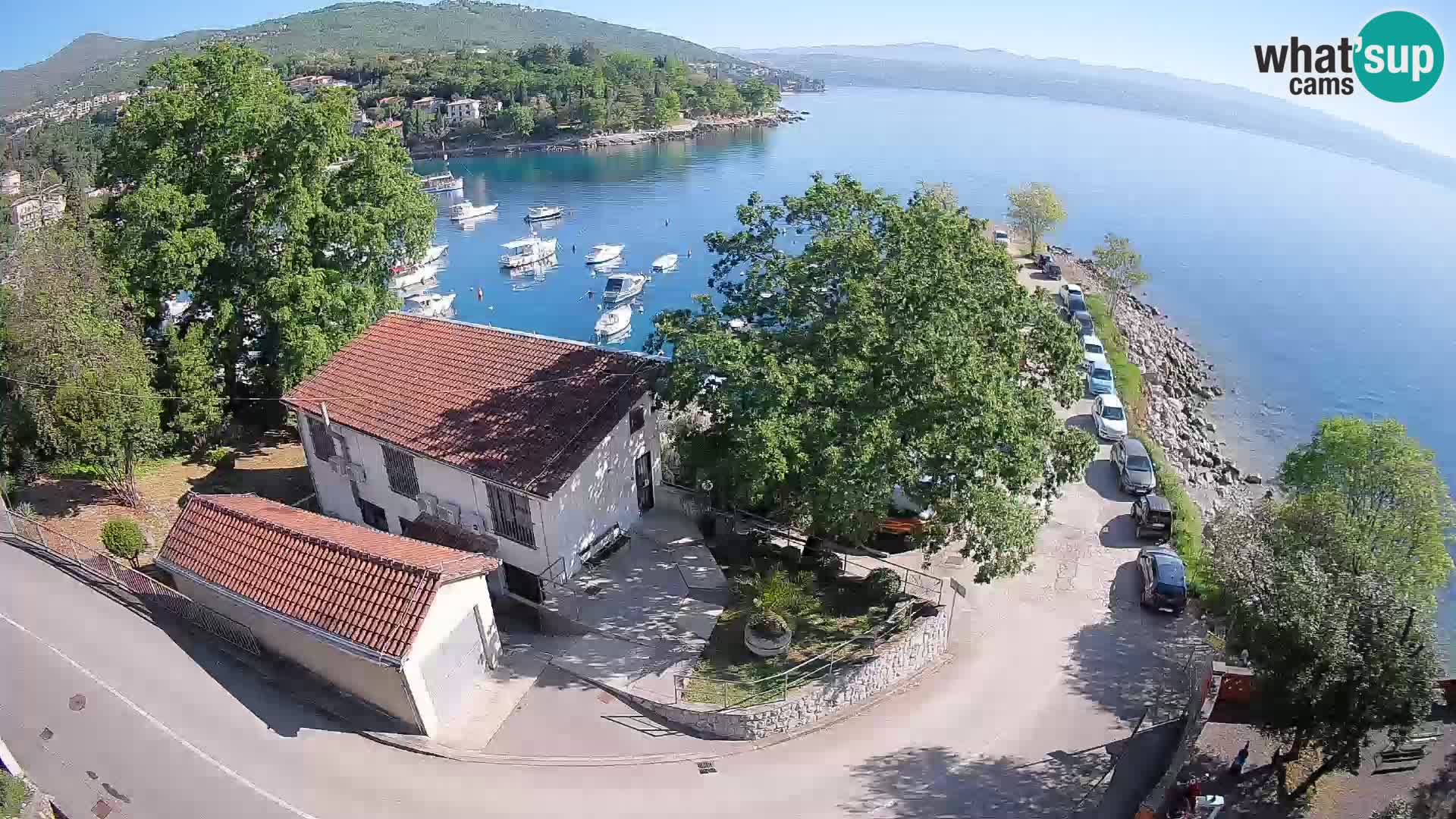 Ika Harbor Webcam – LIVE View of the Harbor and Opatija Lights