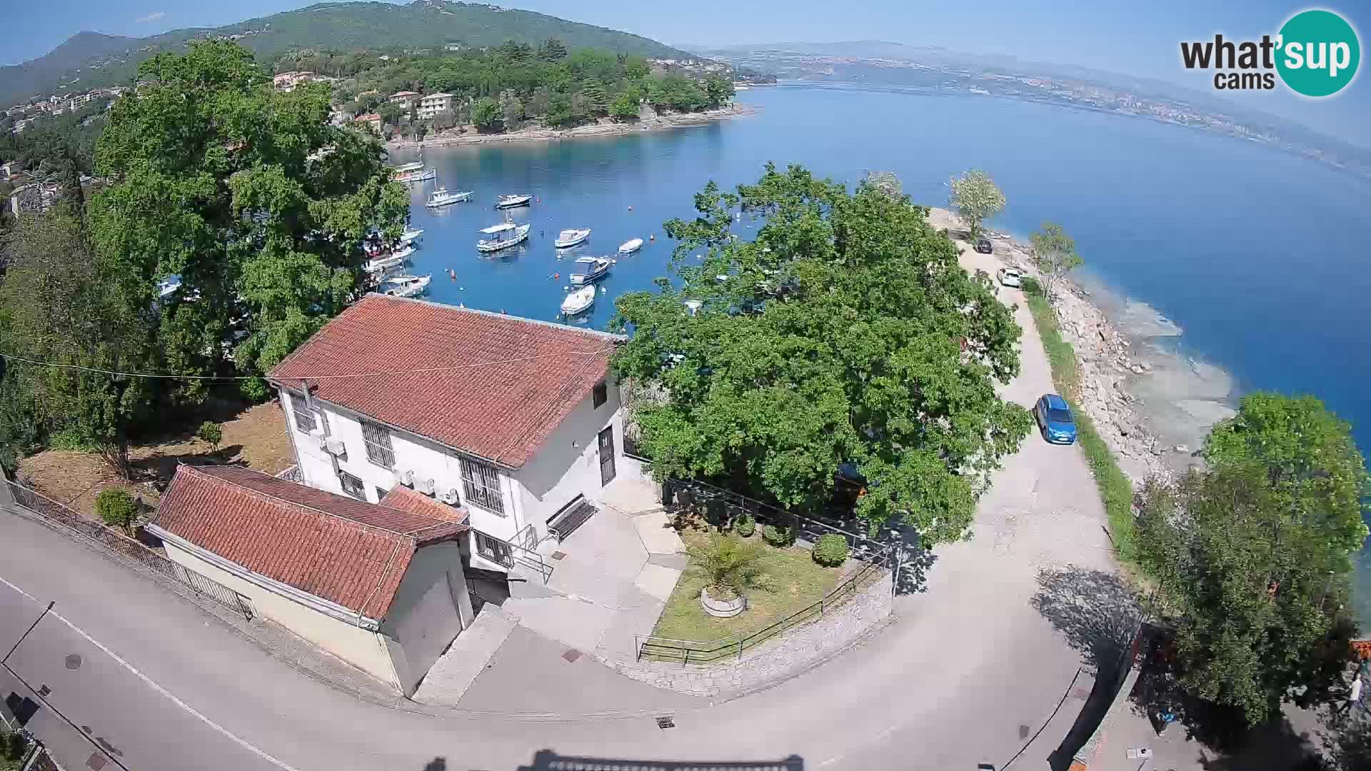 Webcam port d’Ika – Vue en direct et lumières d’Opatija