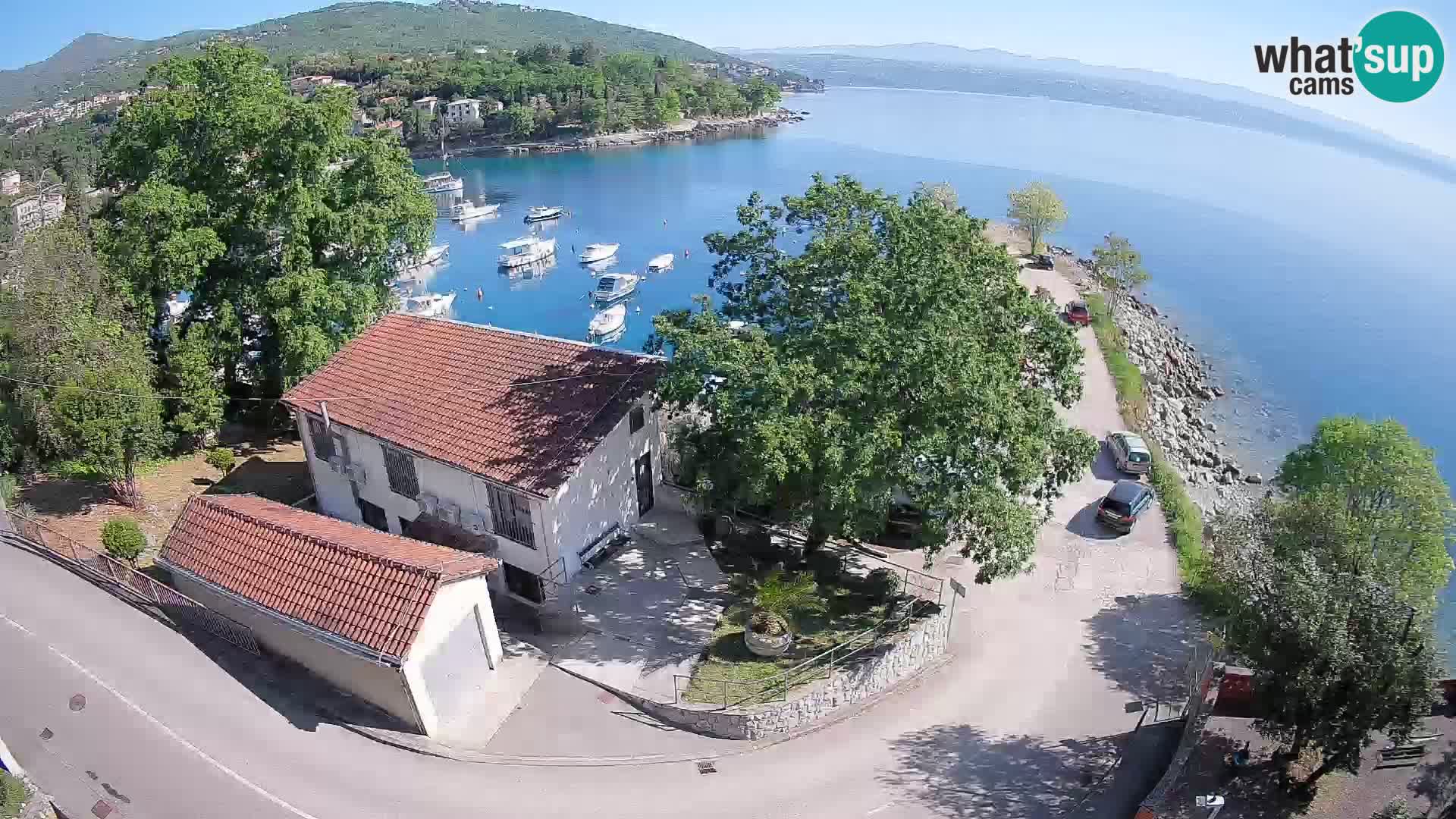Webcam port d’Ika – Vue en direct et lumières d’Opatija
