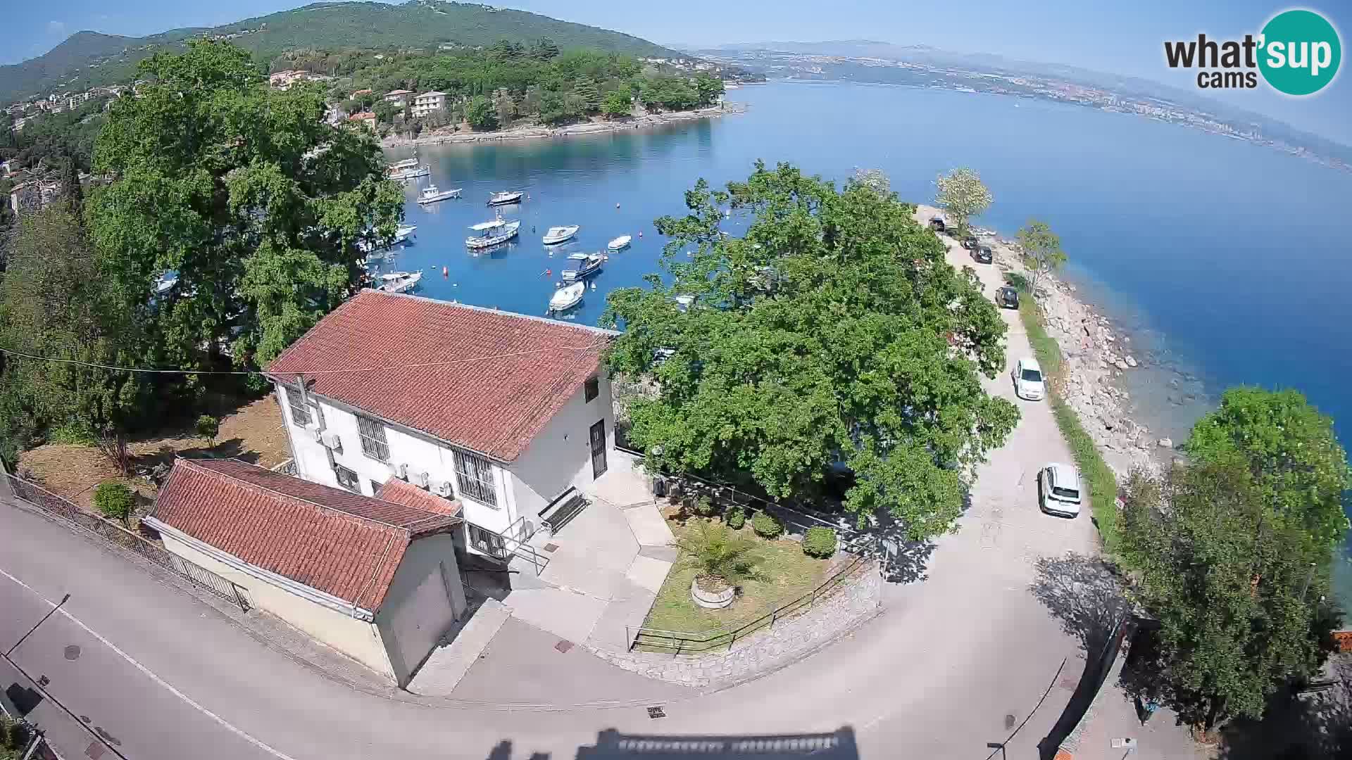 Webcam Ika Hafen – LIVE Blick auf den Hafen und die Lichter von Opatija
