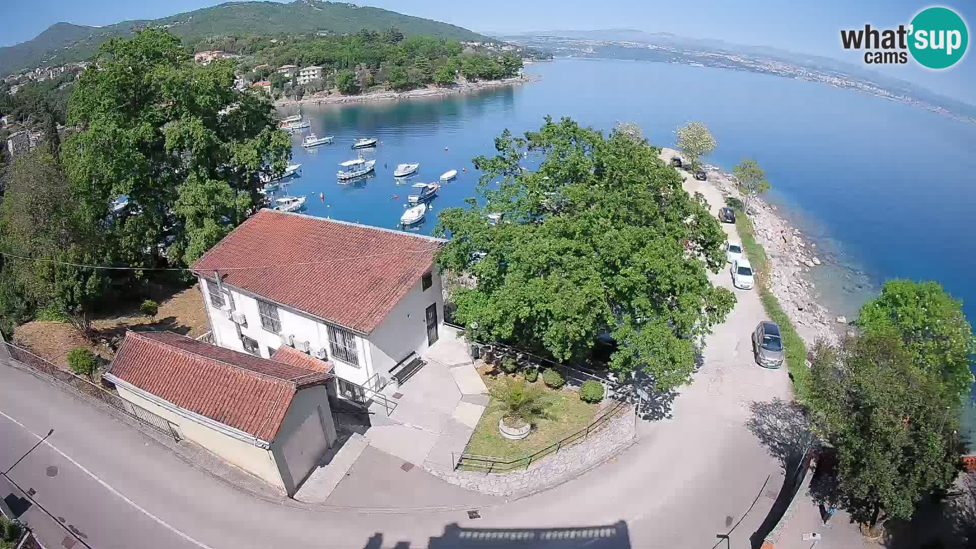 Webcam port d’Ika – Vue en direct et lumières d’Opatija
