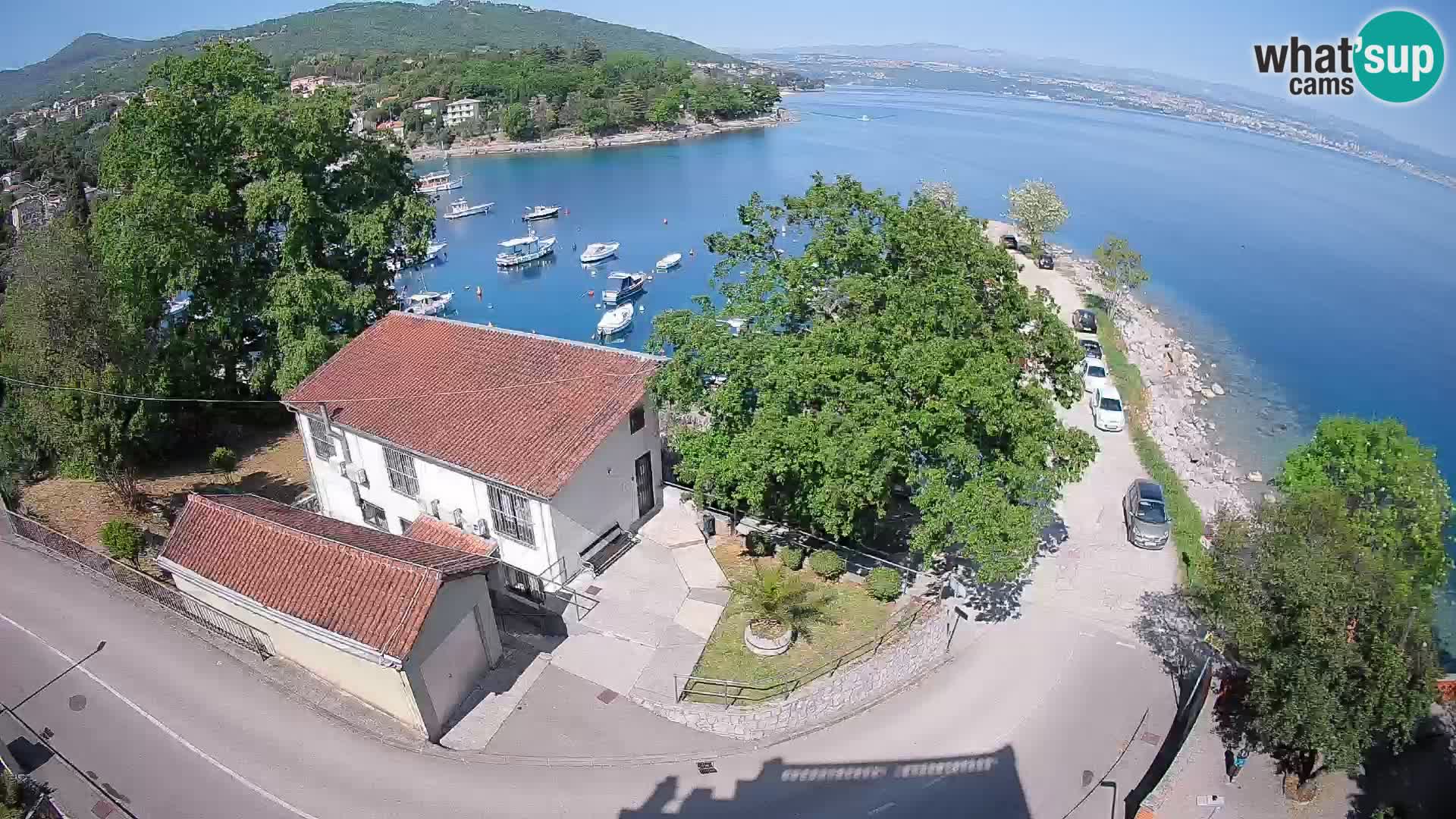 Webcam Ika Hafen – LIVE Blick auf den Hafen und die Lichter von Opatija