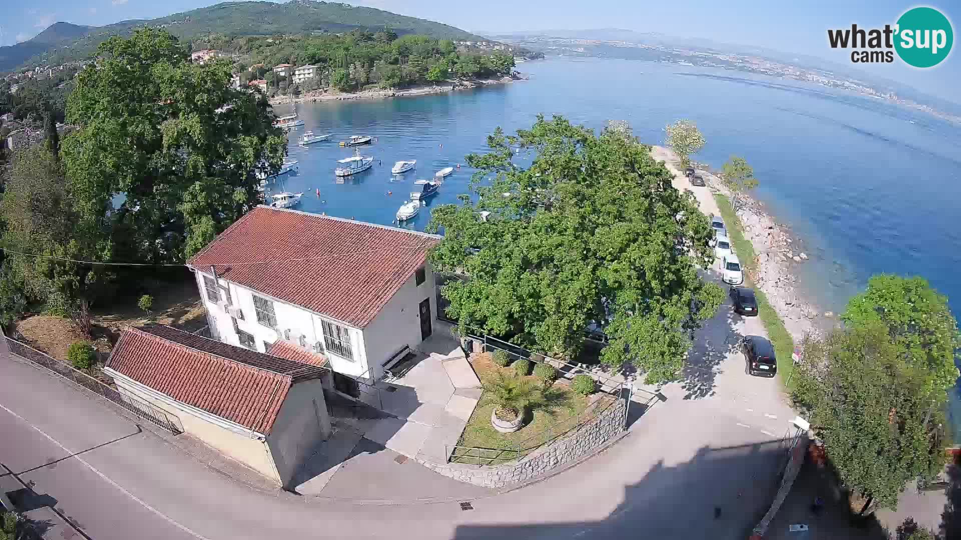 Webcam Ika Hafen – LIVE Blick auf den Hafen und die Lichter von Opatija